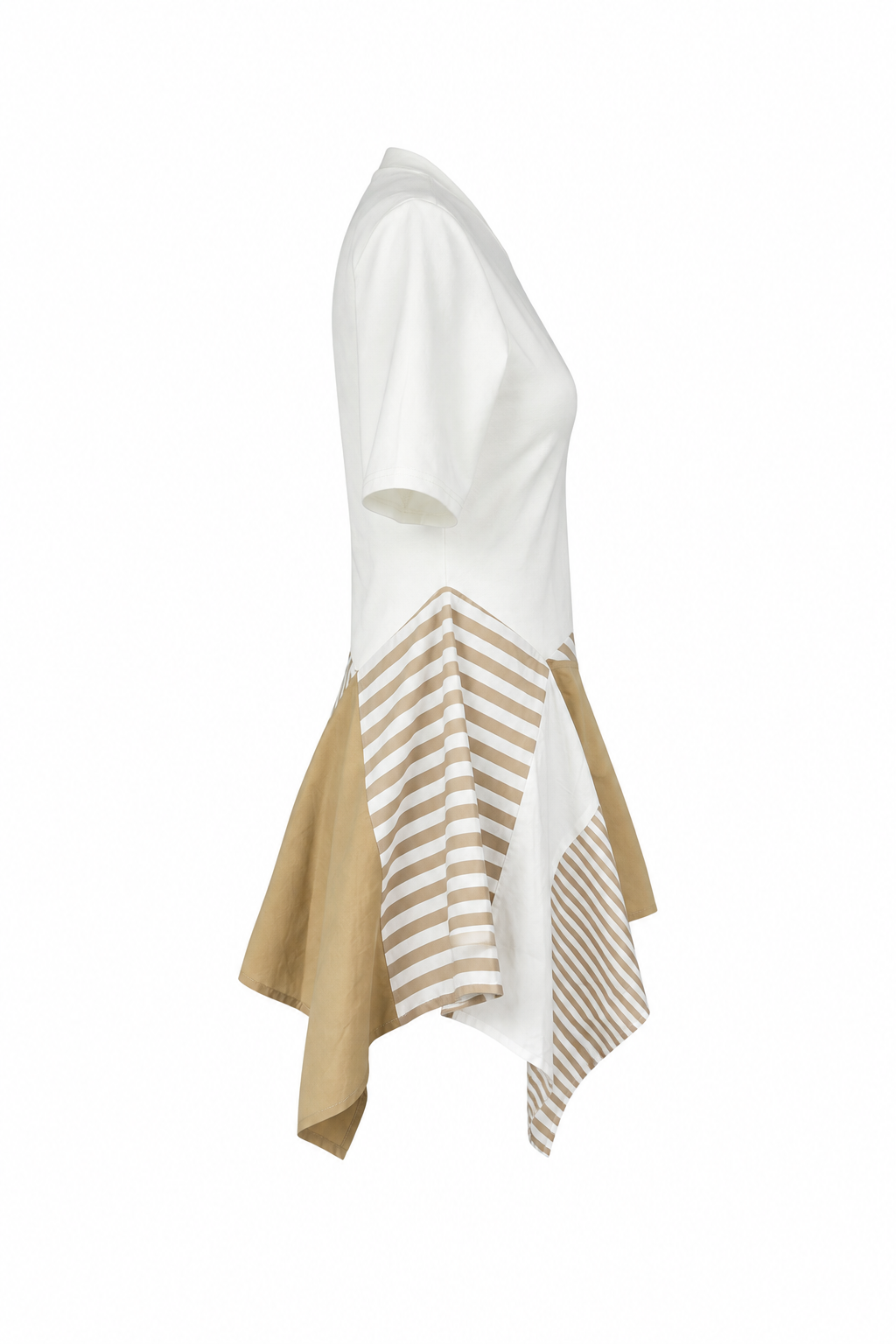 Striped Scarf Style Top