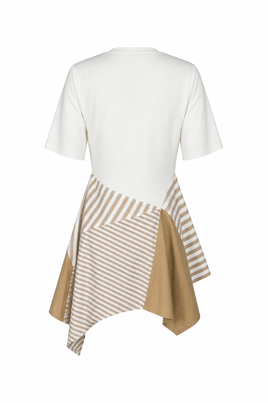 Striped Scarf Style Top