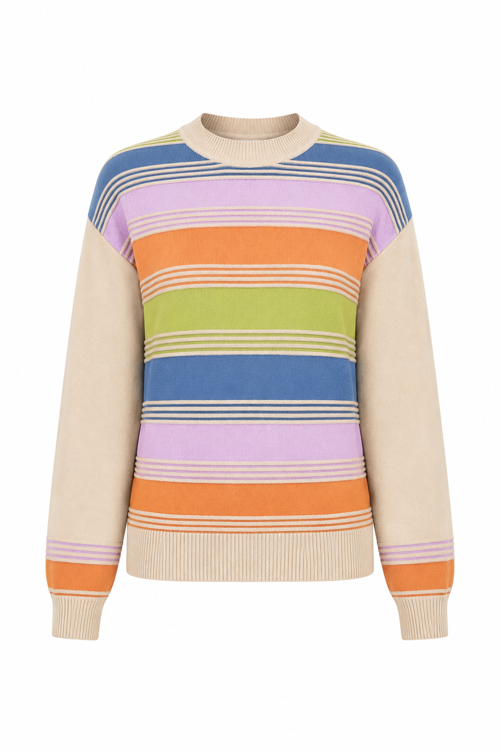 Color block sweater top