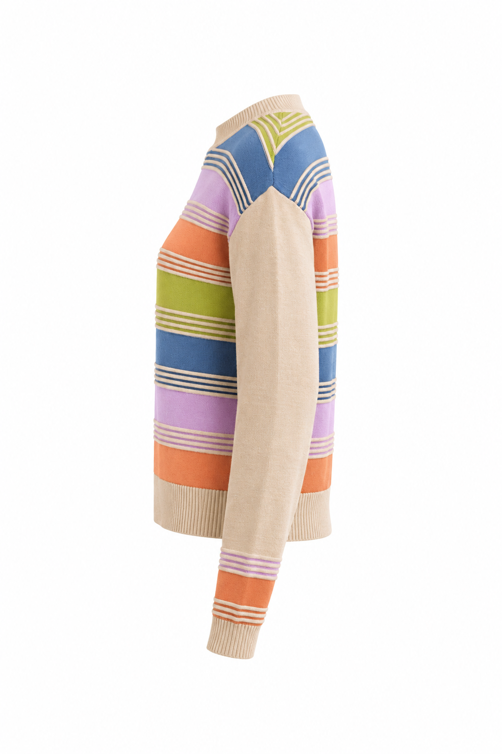 Color block sweater top