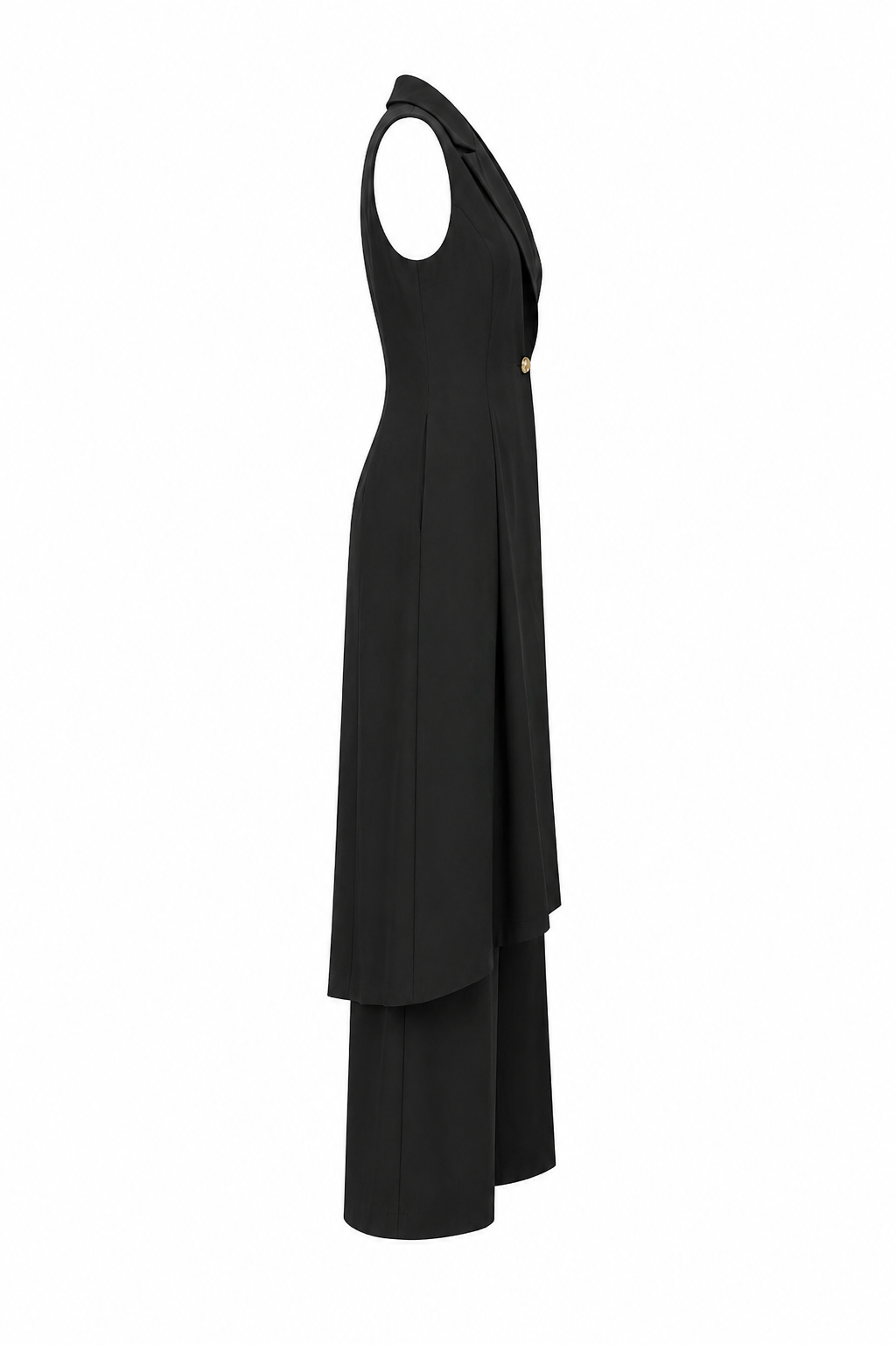 Emilie Woven Long Vest And Pants Set