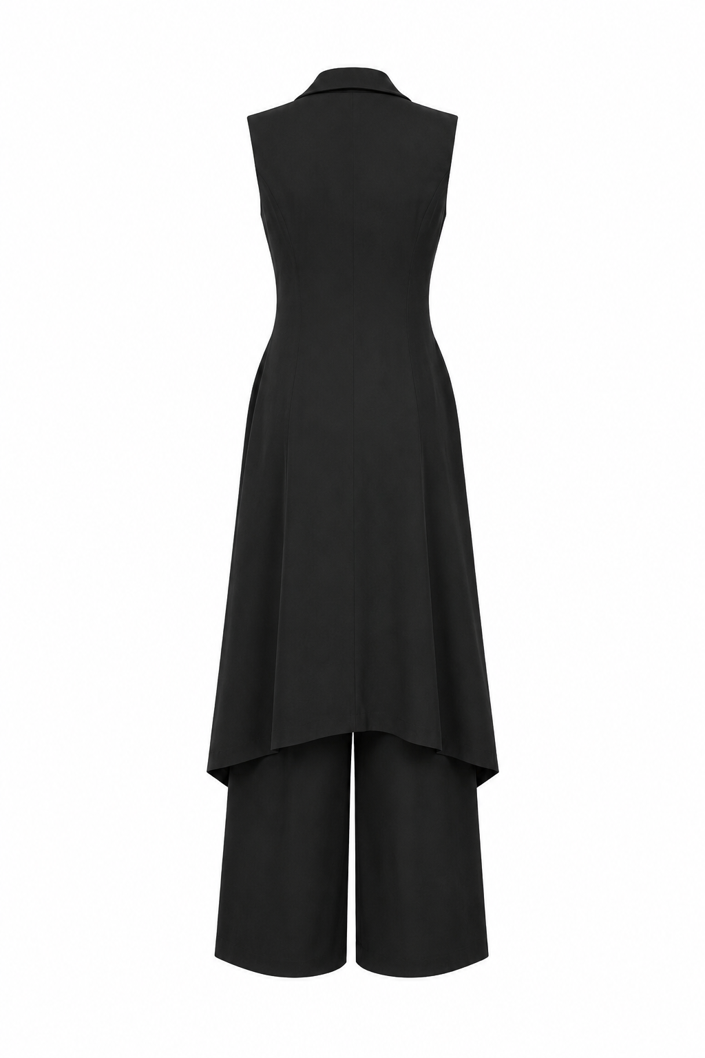 Emilie Woven Long Vest And Pants Set