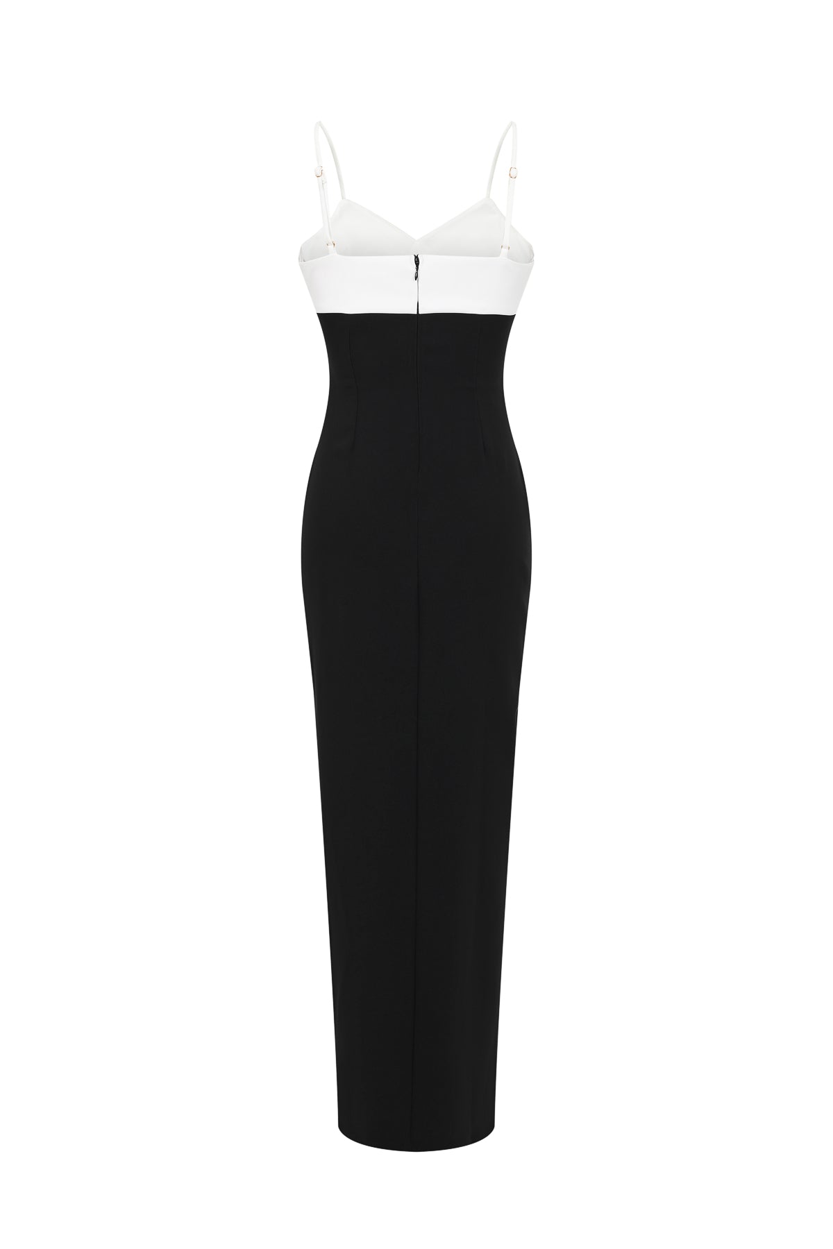 Aline Two Tone Woven Long Dress