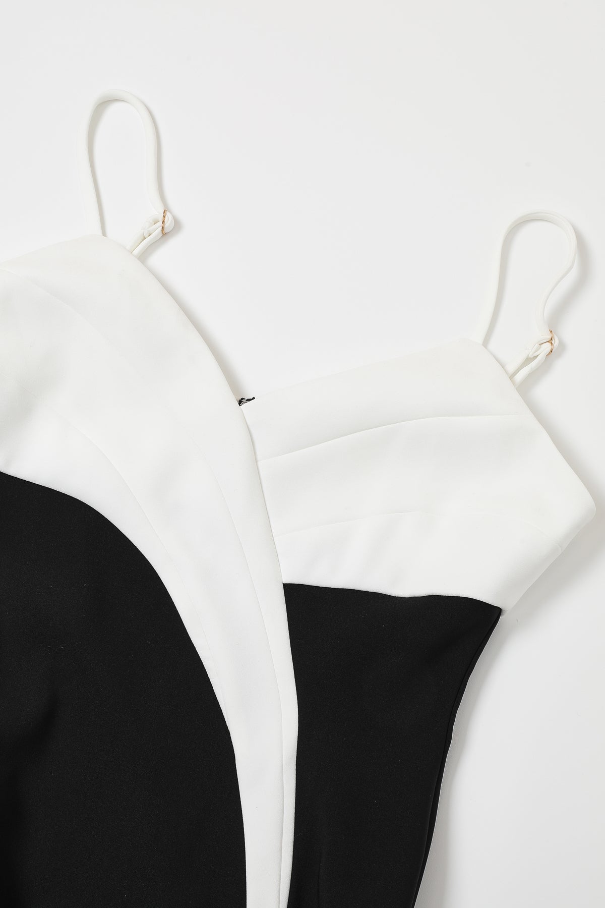 Aline Two Tone Woven Long Dress