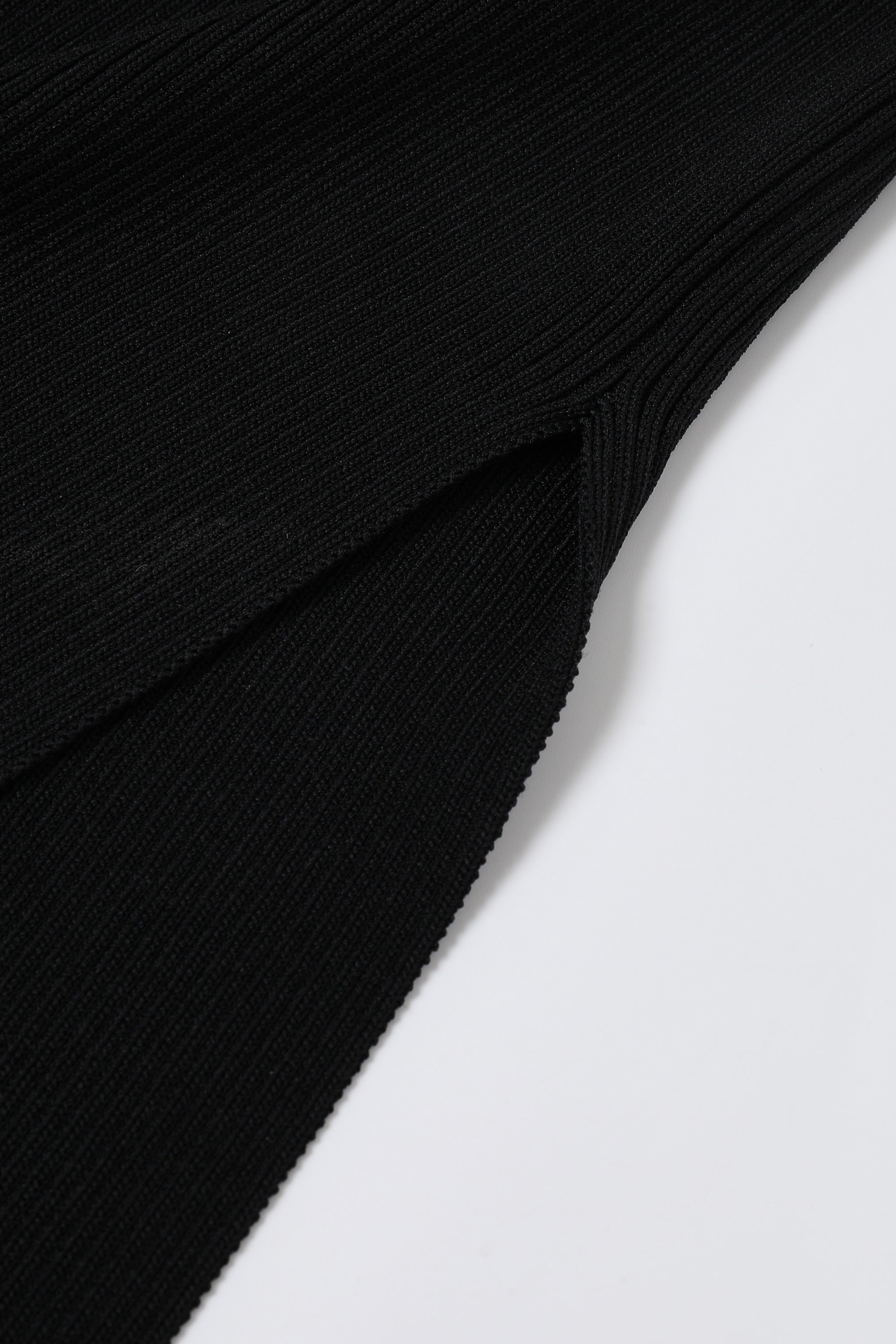 Layered Knit With Shirt Edge Dress