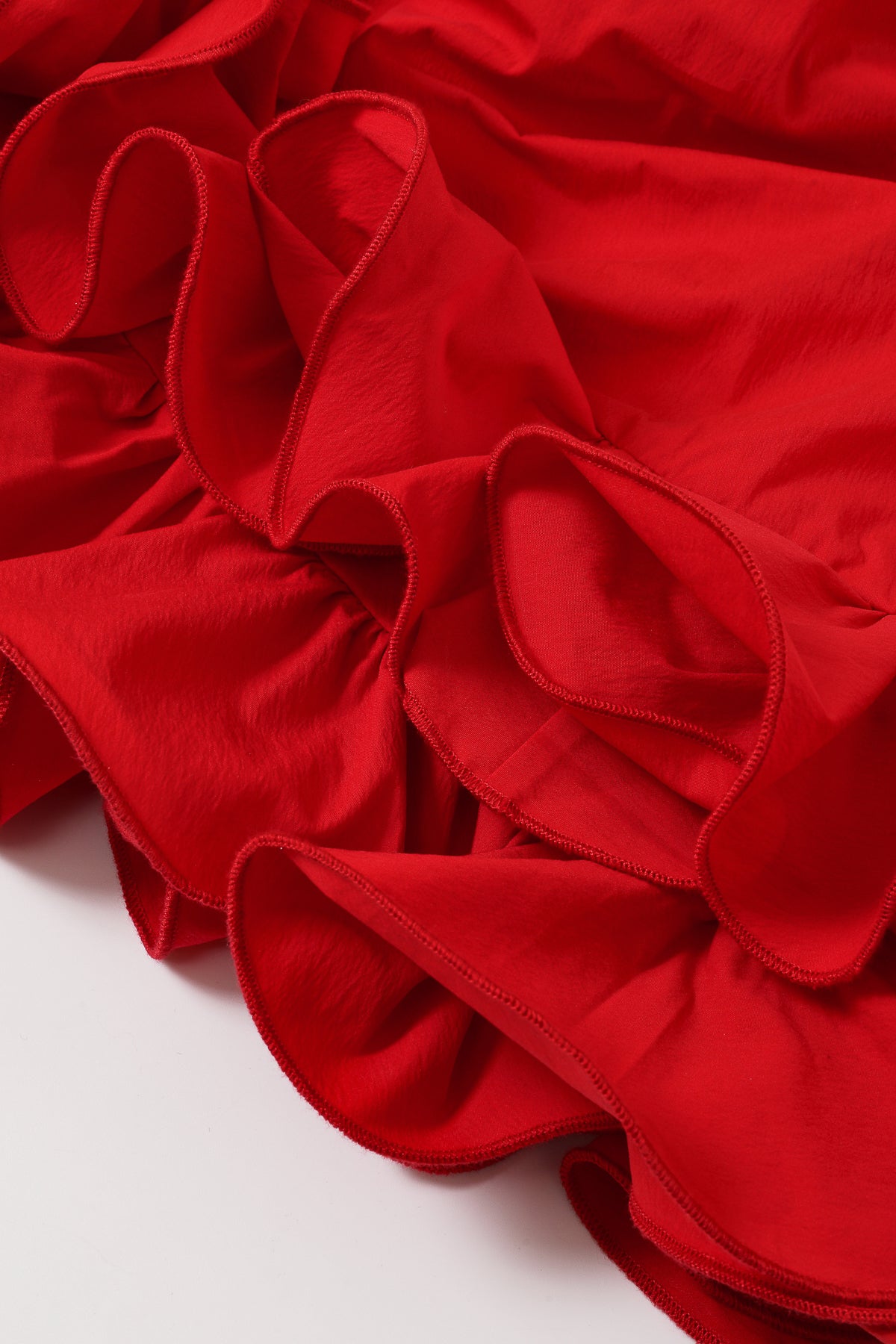 Asymmetric Ruffle Accent Dress