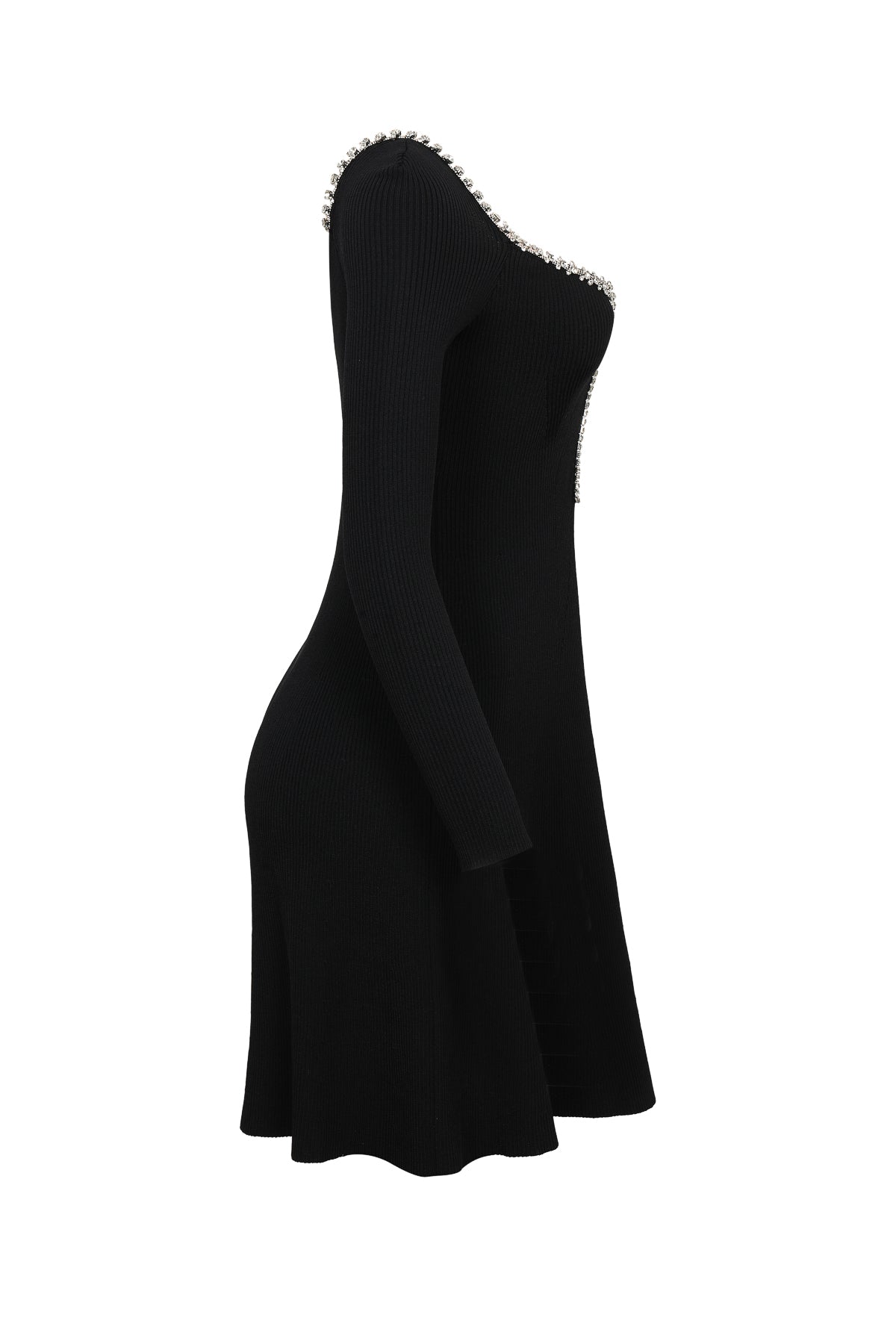 Aurora Noir Long Sleeve Dress