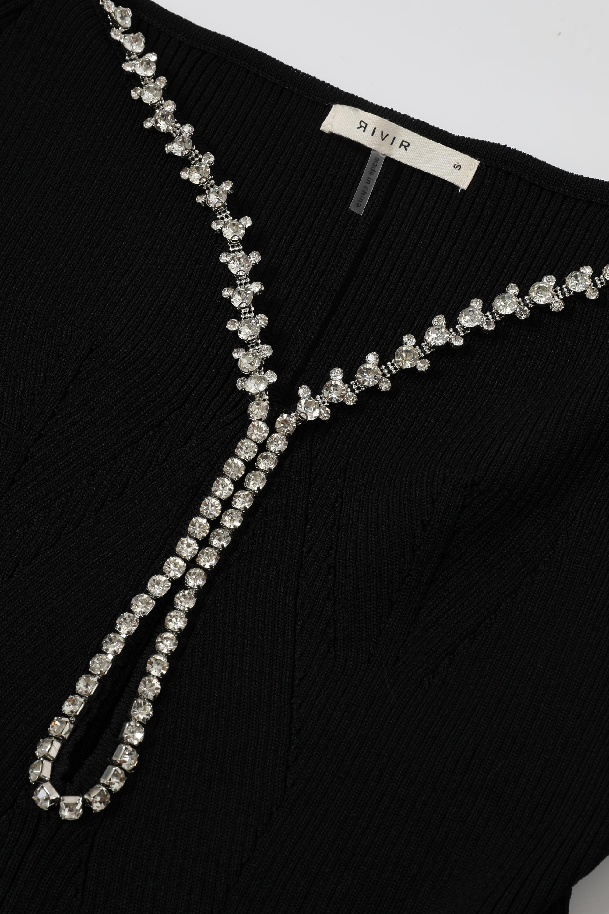 Aurora Noir Long Sleeve Dress