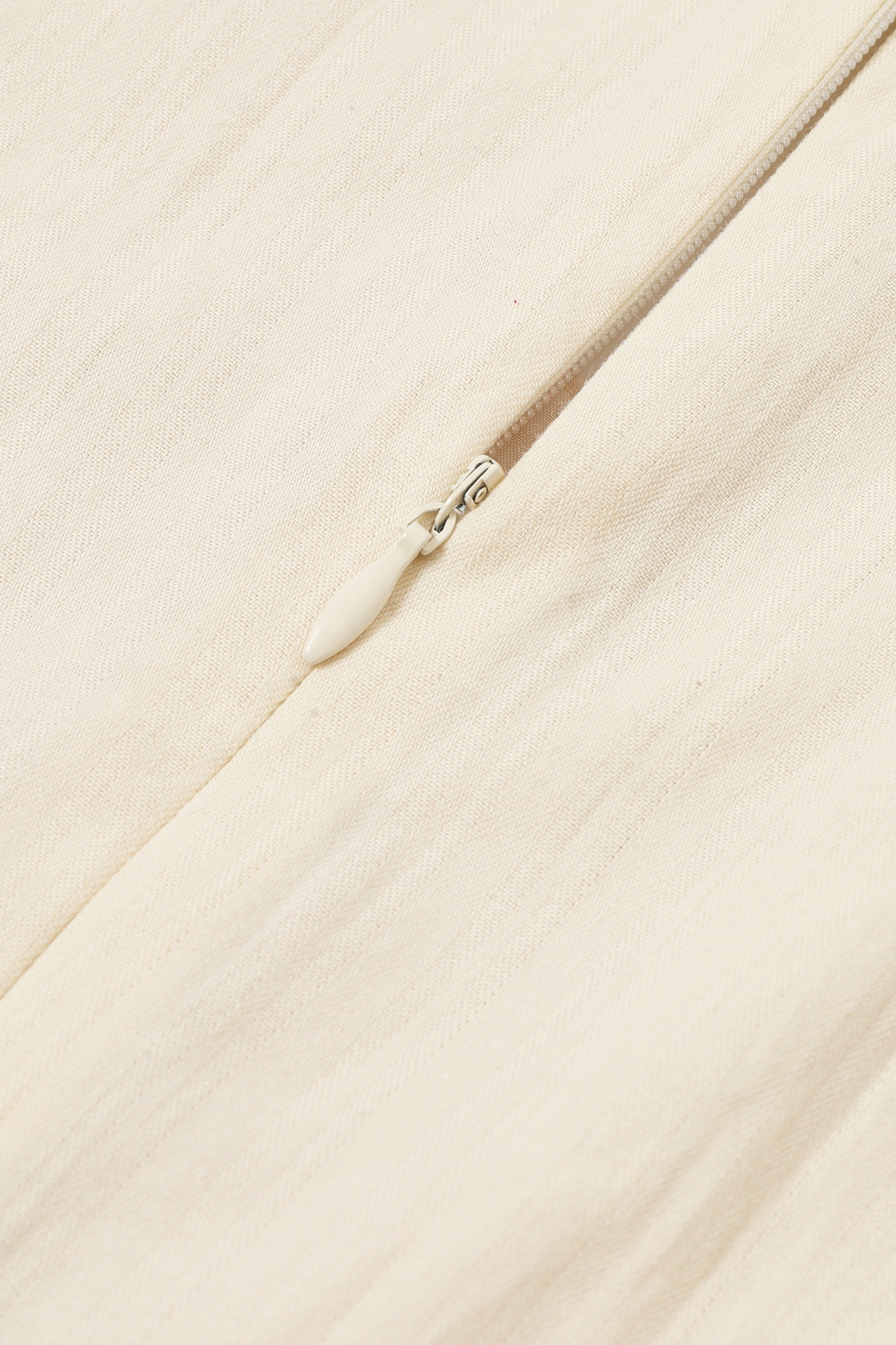 Asym Cutwork Sleeveless Midi Dress