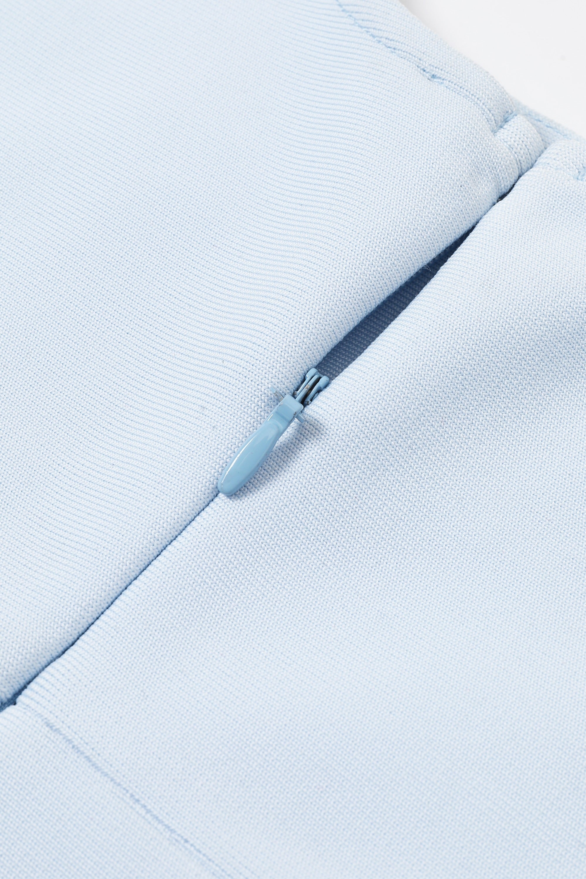 Refined Elegance Crystal-Embellished Bandage Flared Mini Dress