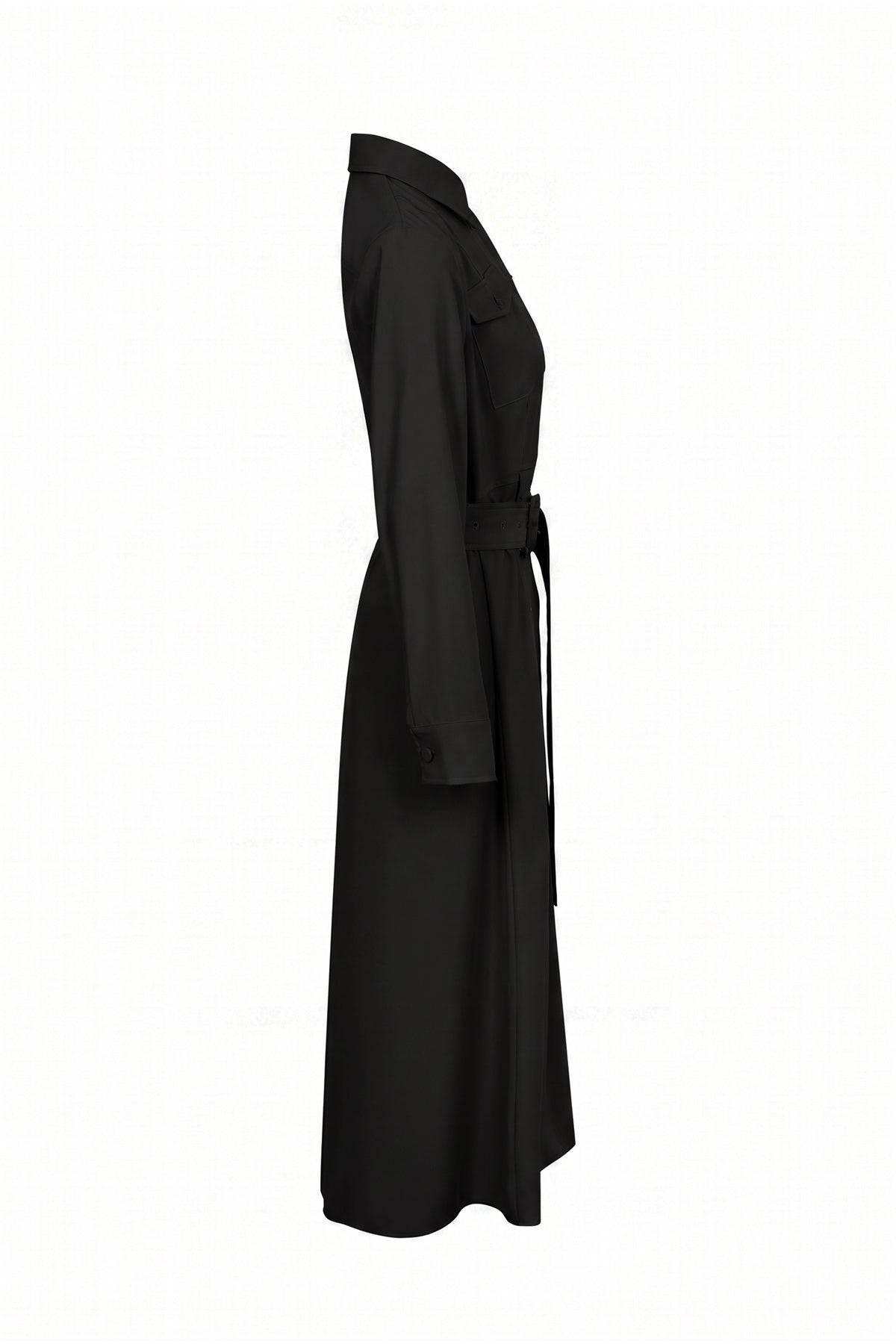 Maxi Shirt Dress With Button Down Slits