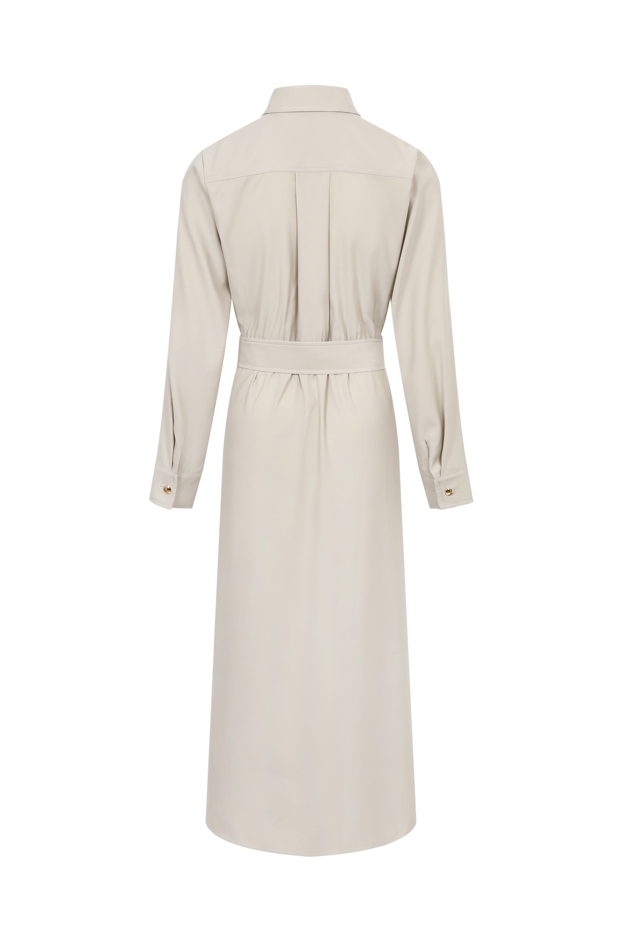 Maxi Shirt Dress With Button Down Slits