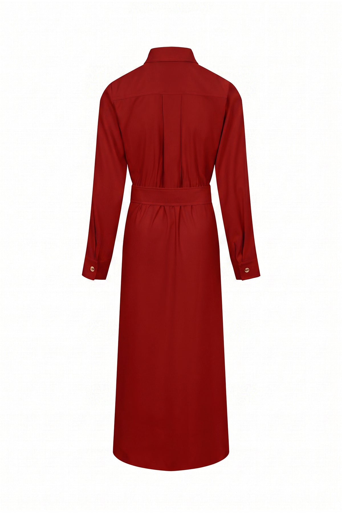 Maxi Shirt Dress With Button Down Slits