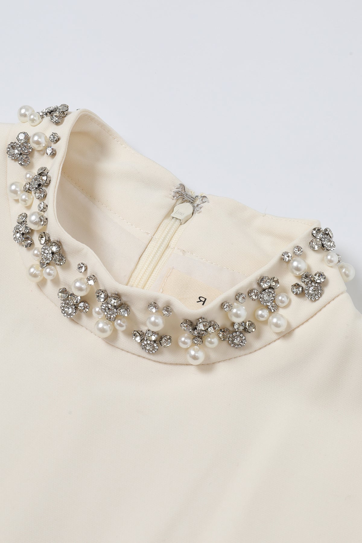 Embellished Collar Mini Dress