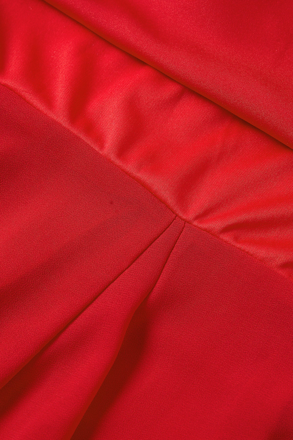 Cowl Neck Satin Chiffon Maxi Dress
