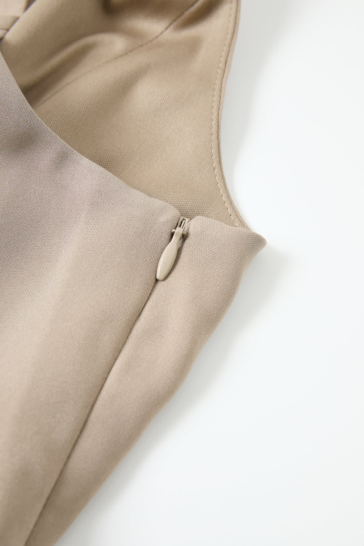 Pleated Detail Midi Dress