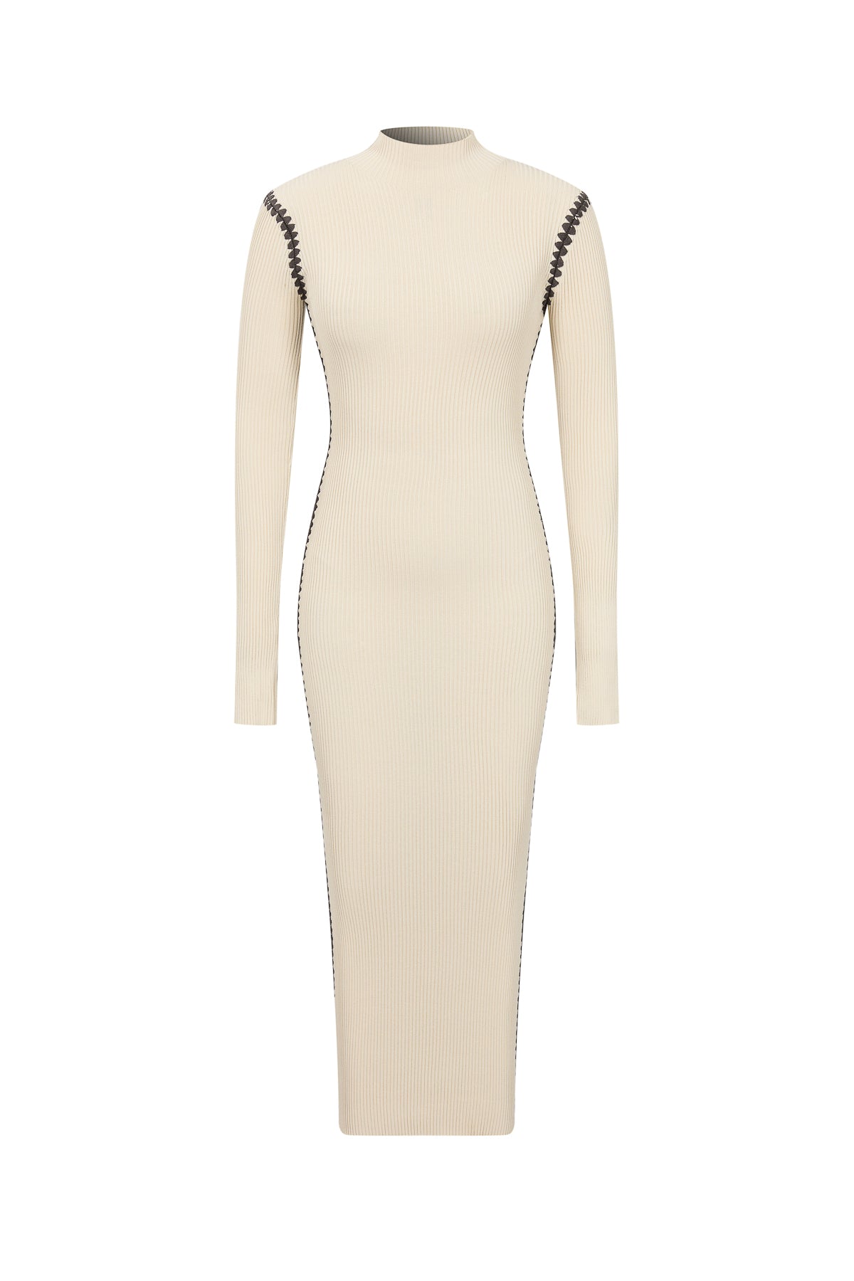 Braided Detail Midi Dress