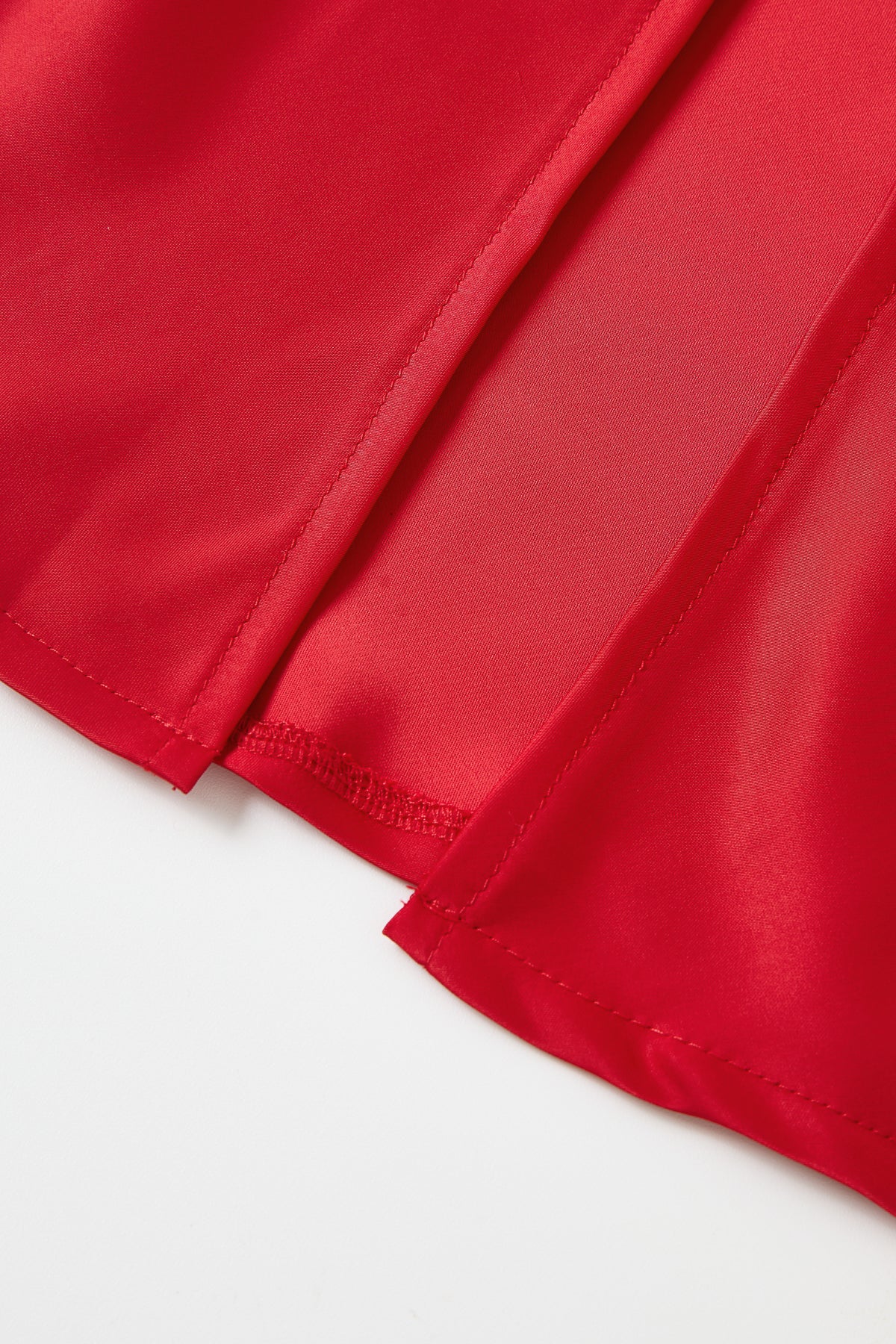 Draped Satin Bandage Midi Dress