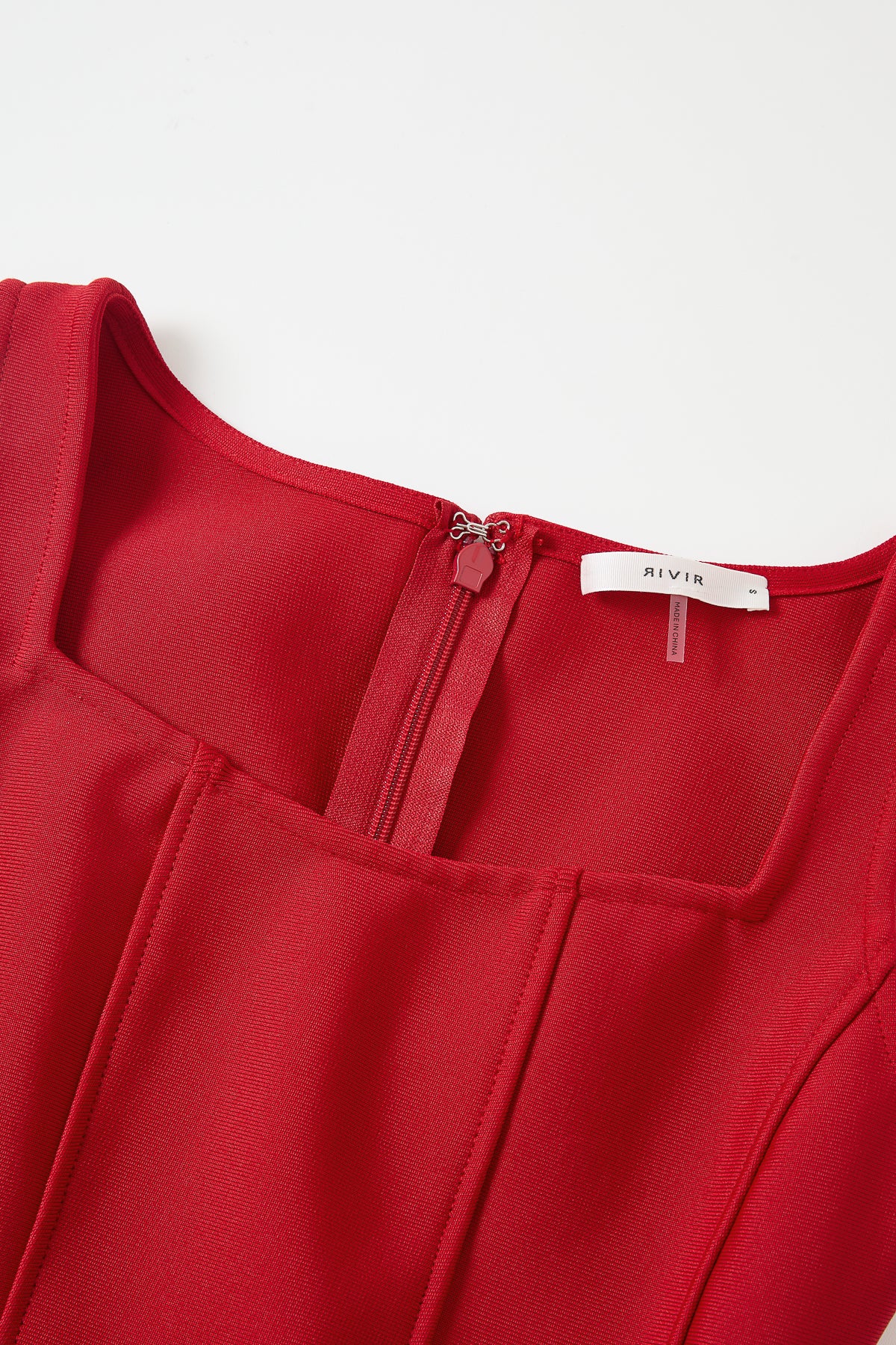 Draped Satin Bandage Midi Dress