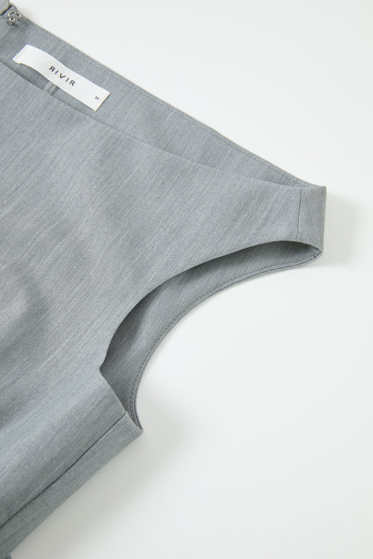 Woven Asymmetrical Midi Dress with Pleated Waist Tie Detail