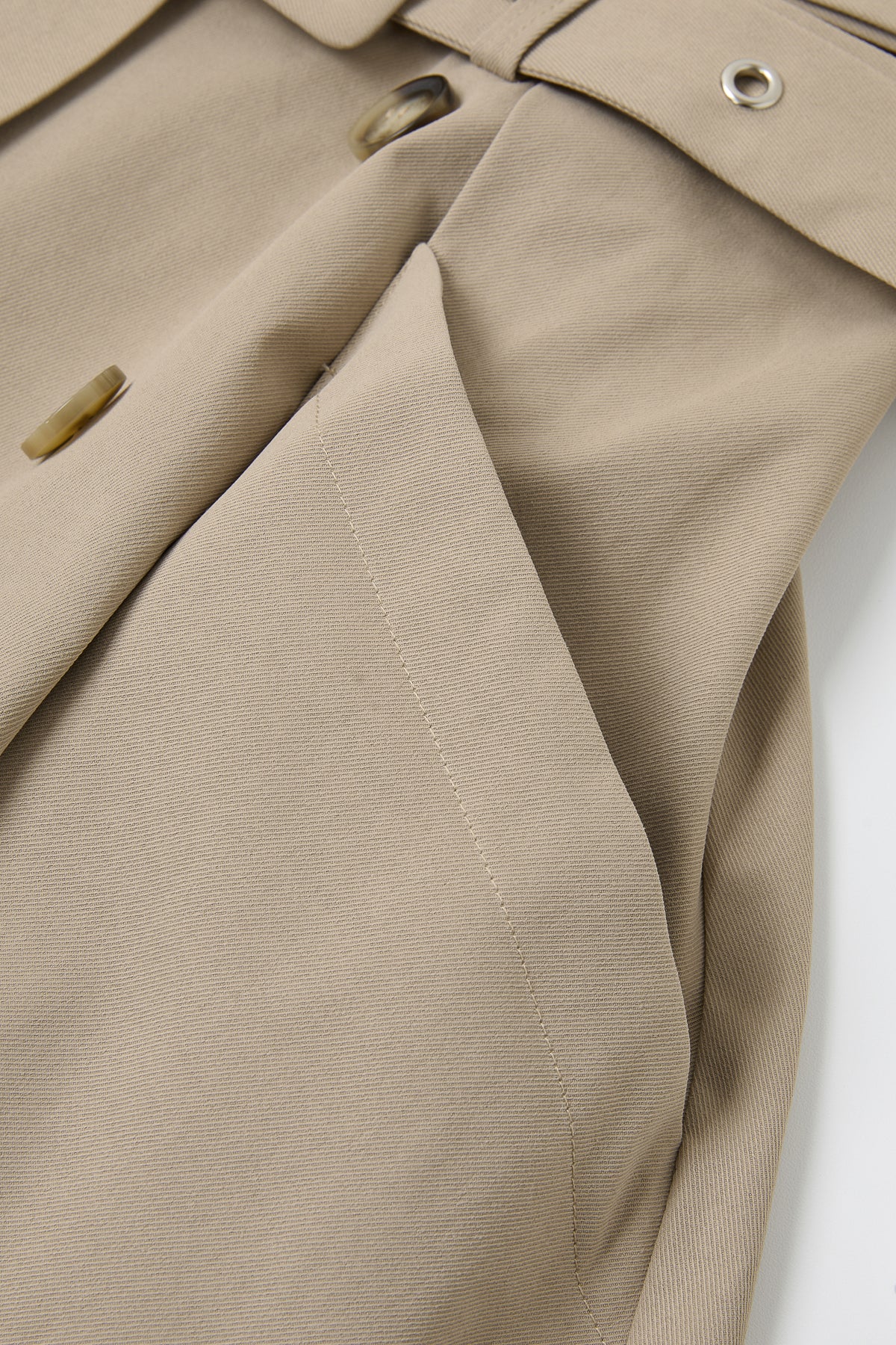 Trench Midi Dress With Shirt Combo