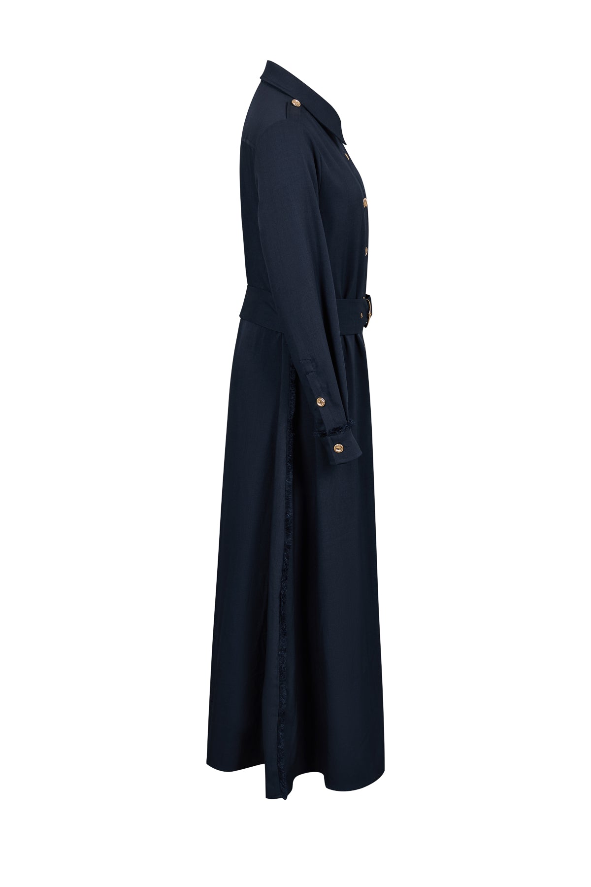 Woven Shirt Dress With Button Details