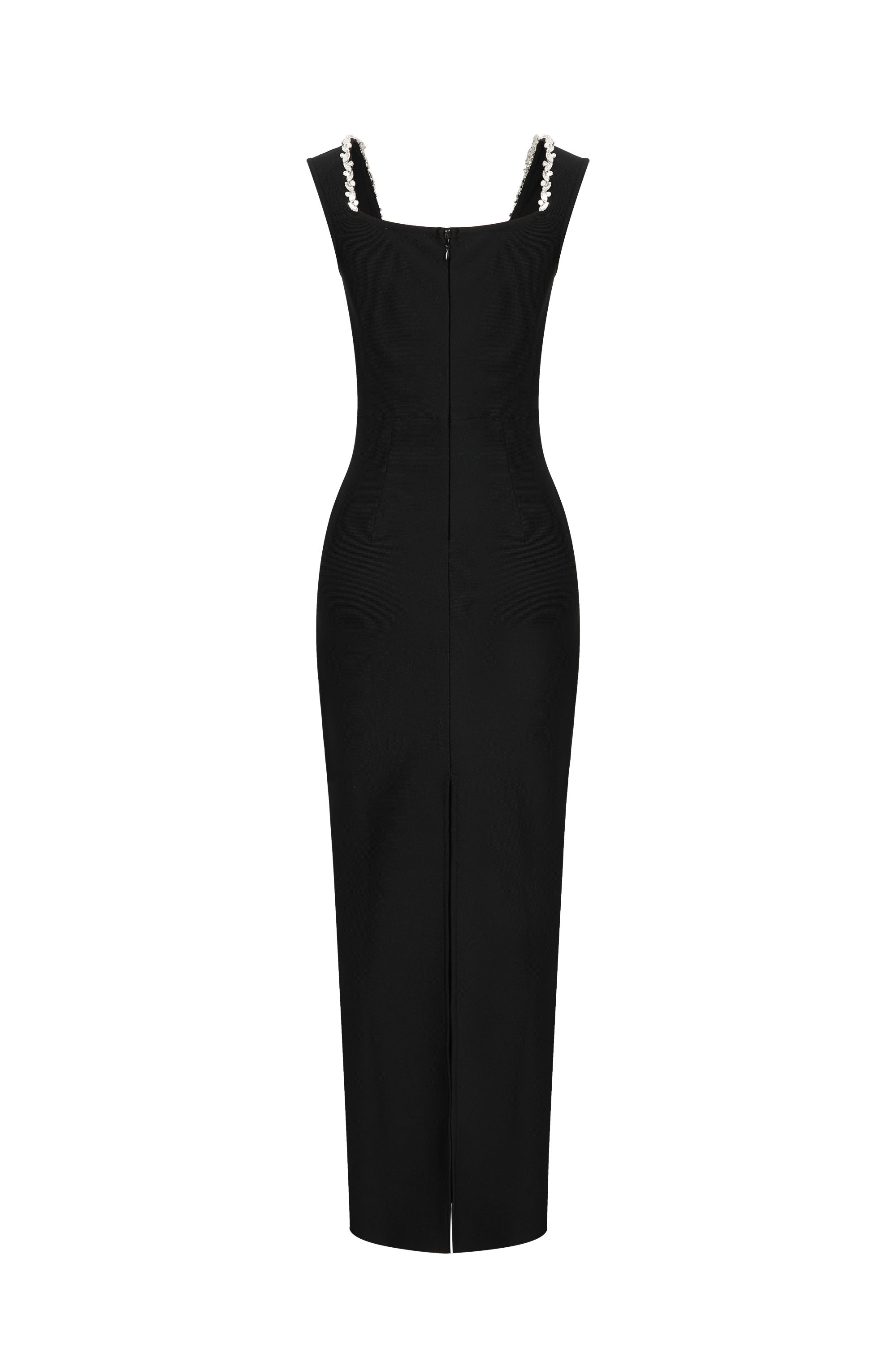 Diamanté Silhouette Maxi Dress