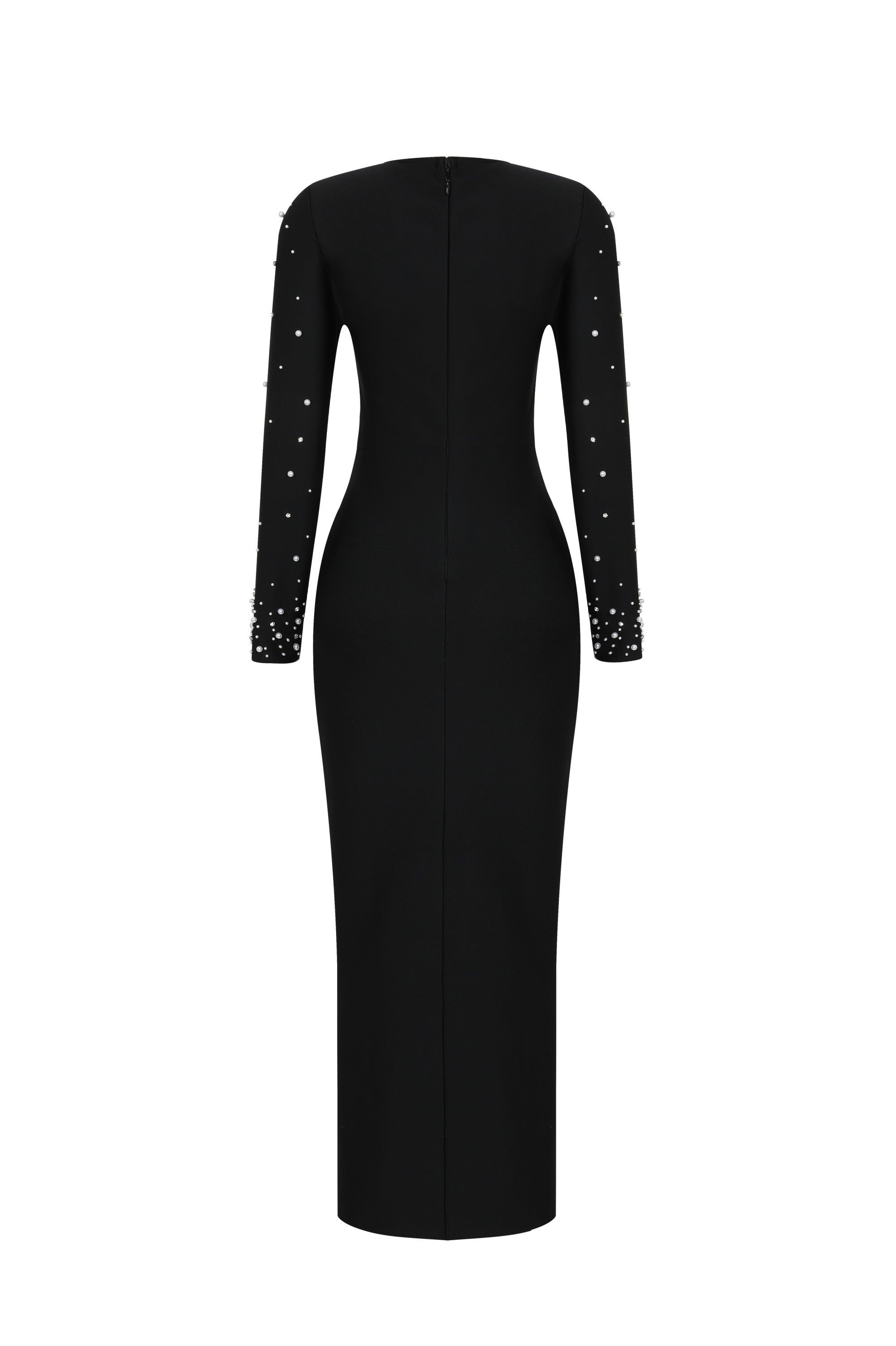 Oceane Pearl Embellished Maxi Dress