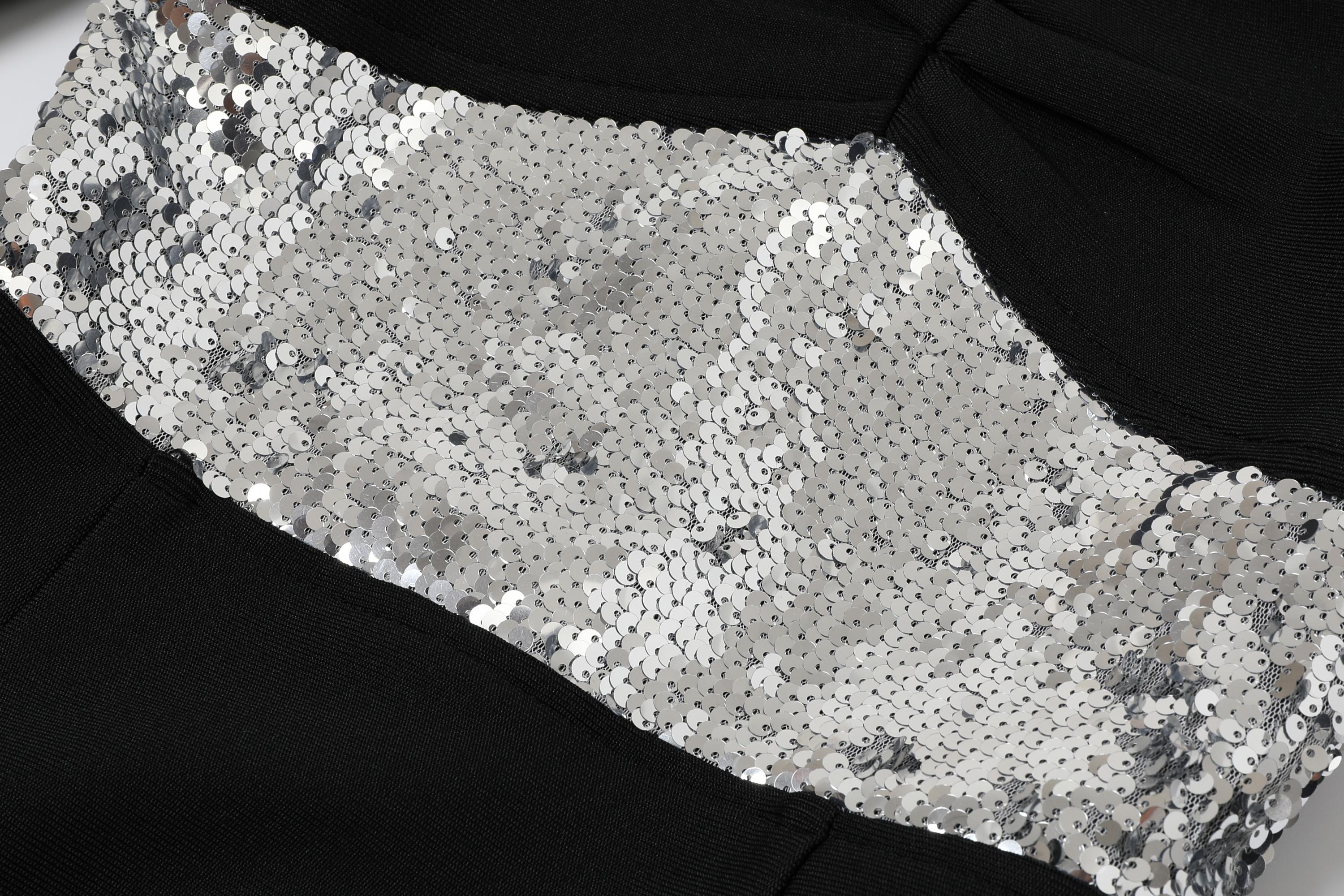 Midnight Sequin Eclipse Maxi Dress