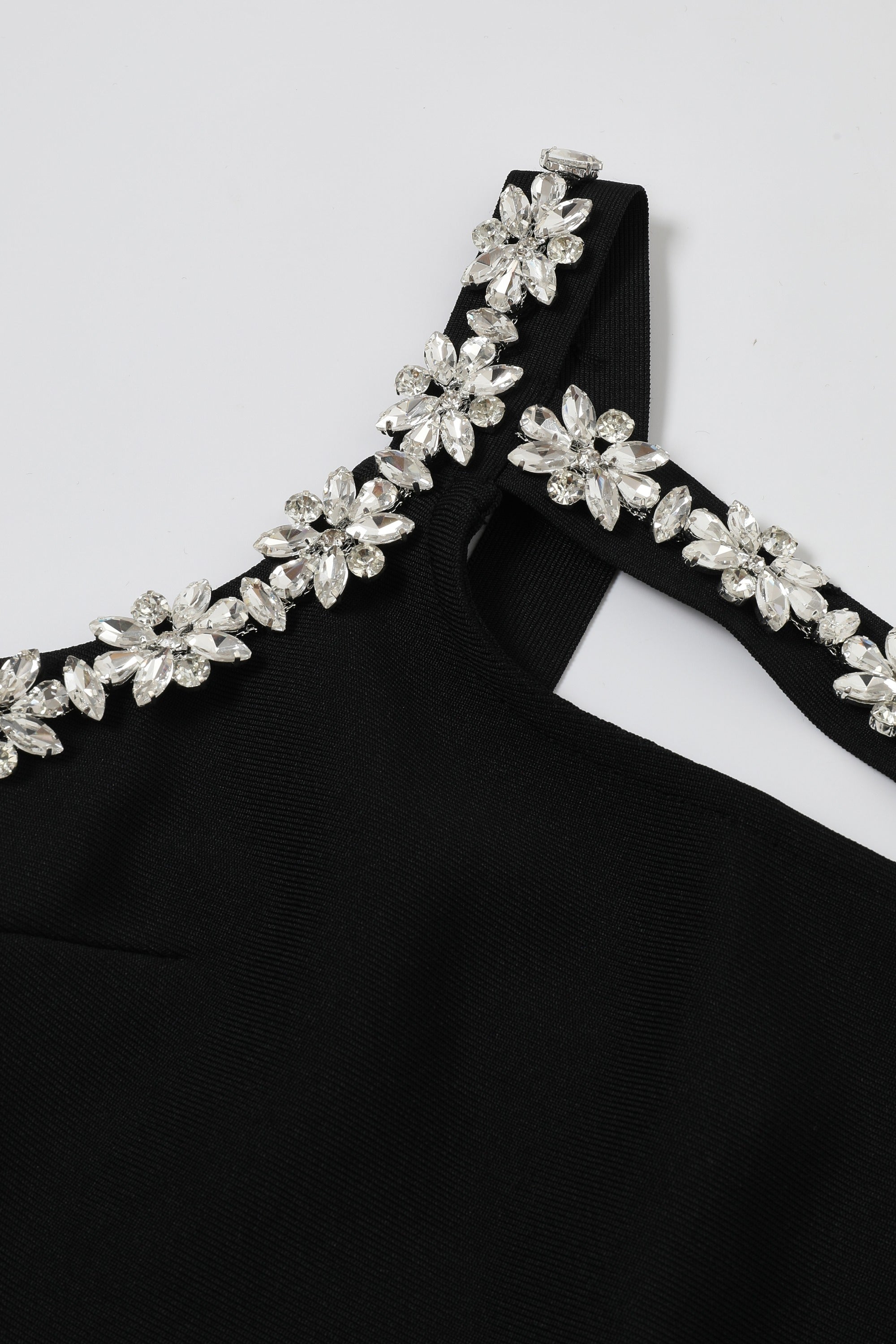 Floral Edge Bandage Maxi Dress