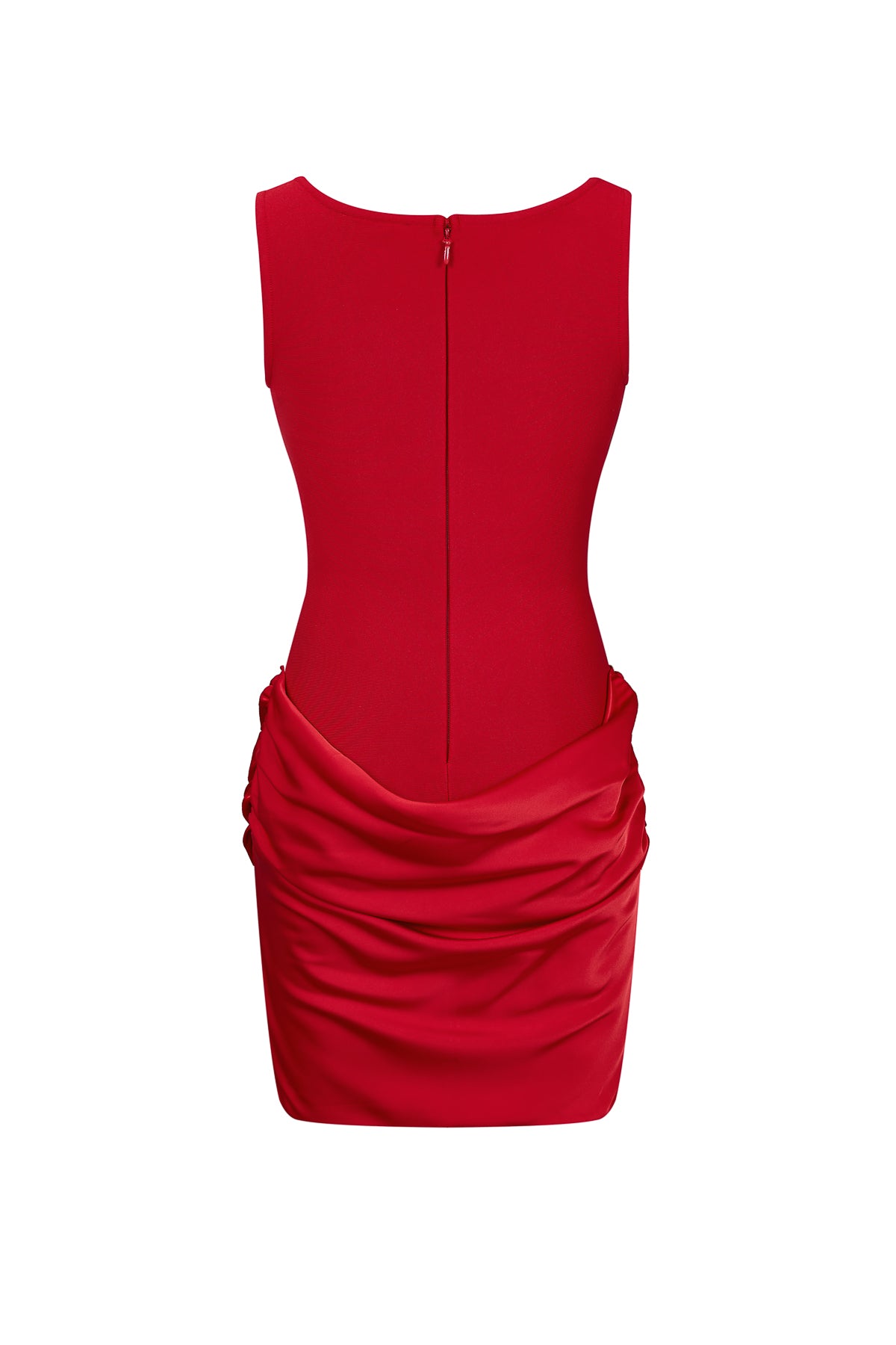 Sleeveless Bandage dress with contrast