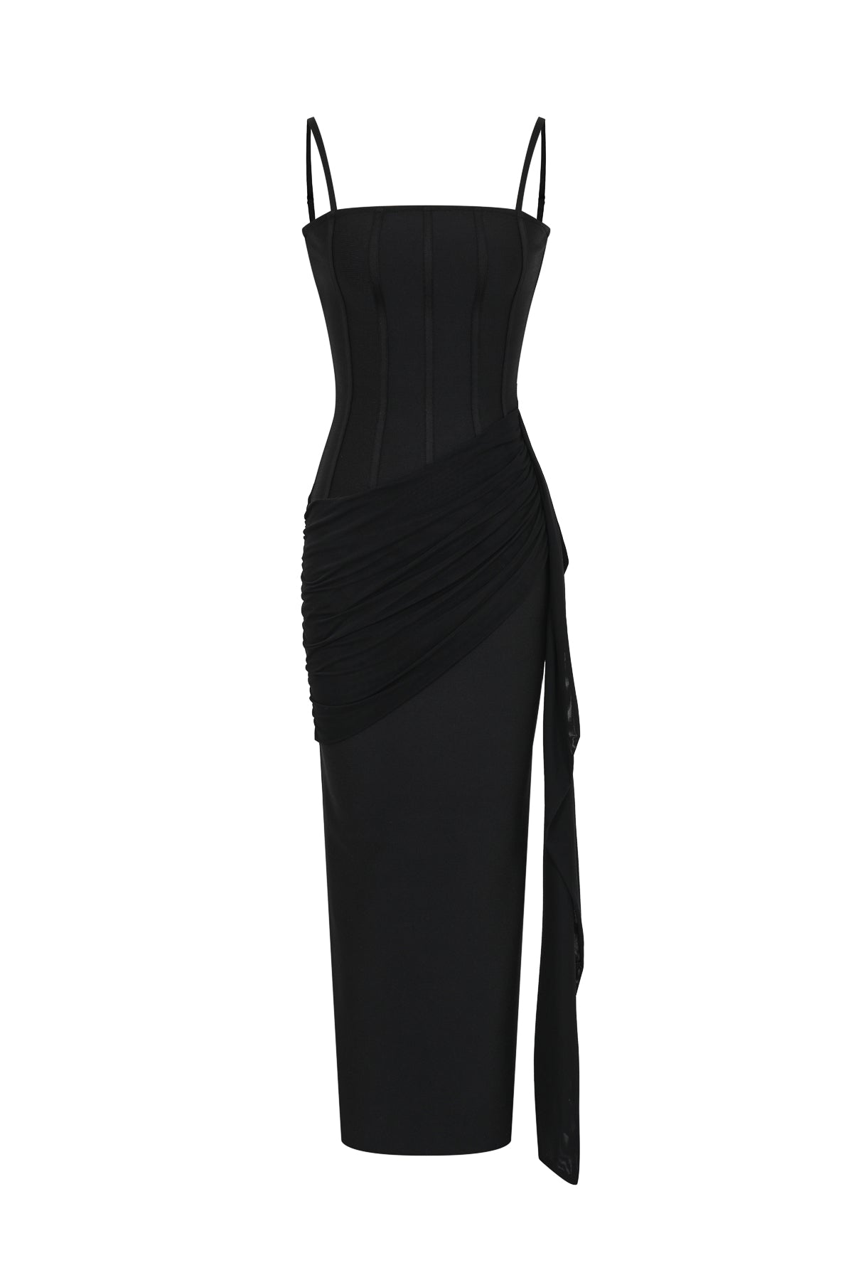 Bandage Sleeveless Maxi Dress