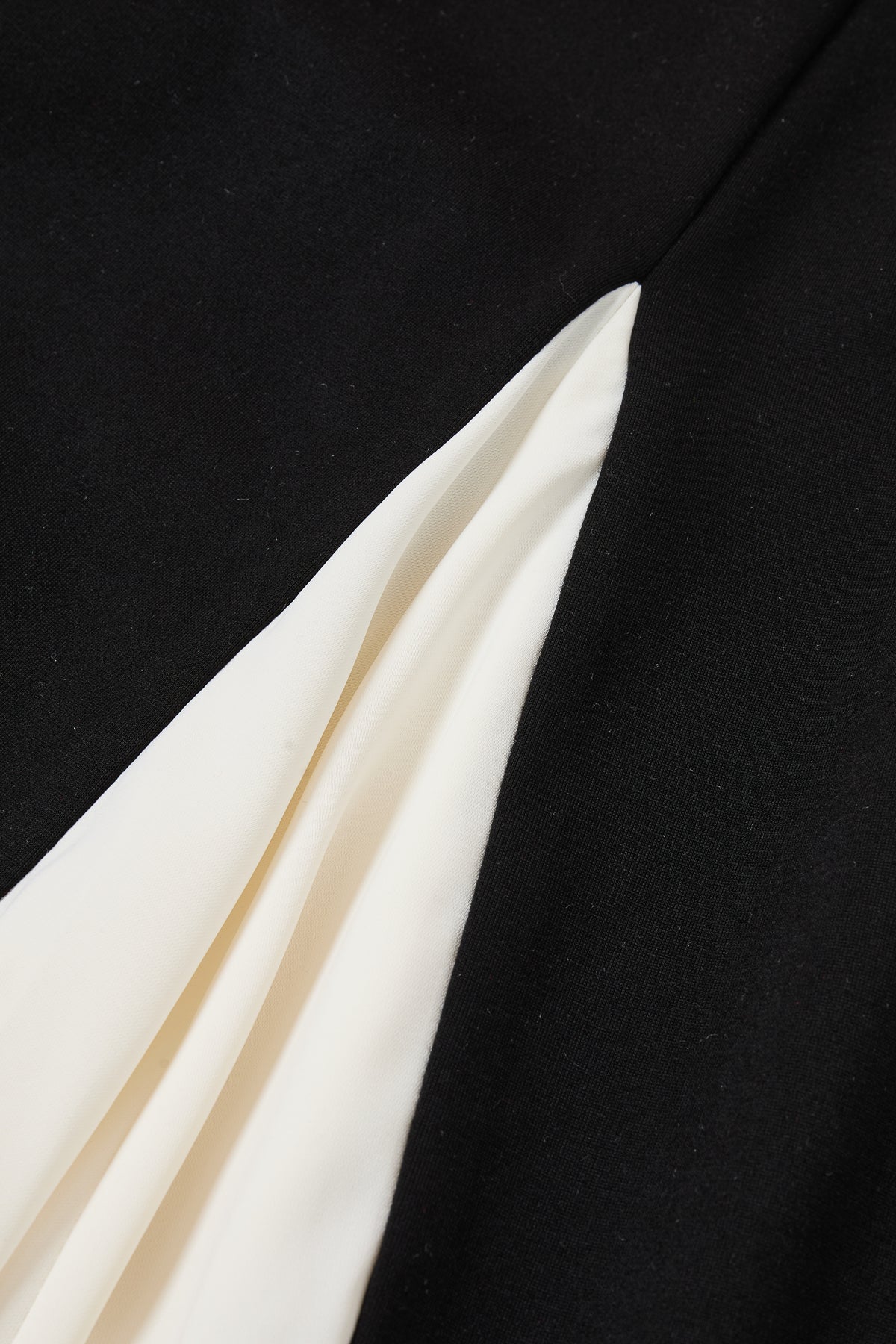 Bandage Contrast Godet Maxi Dress