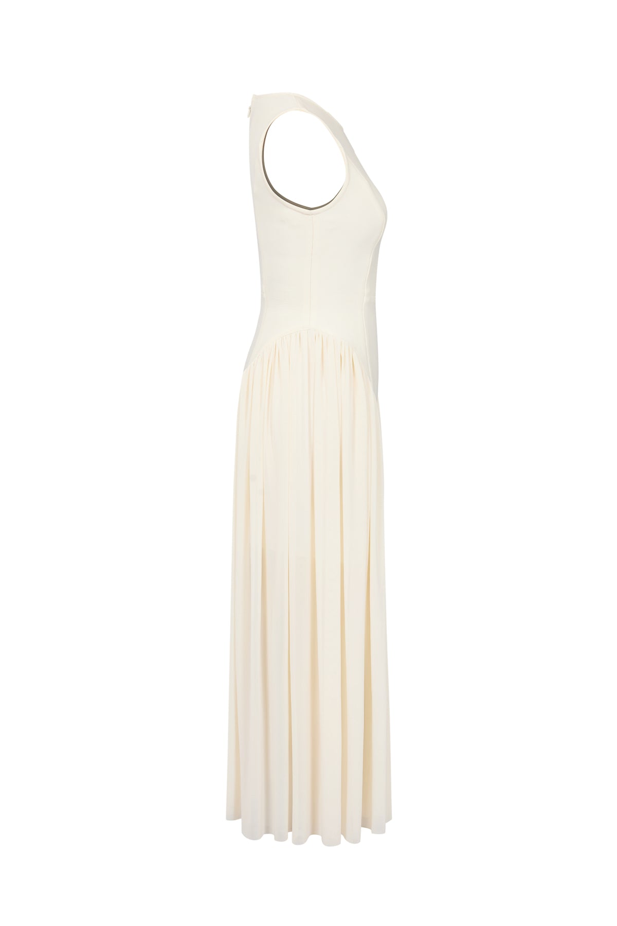 Bandage Sleeveless Dress with Sheer Fabric Detail
