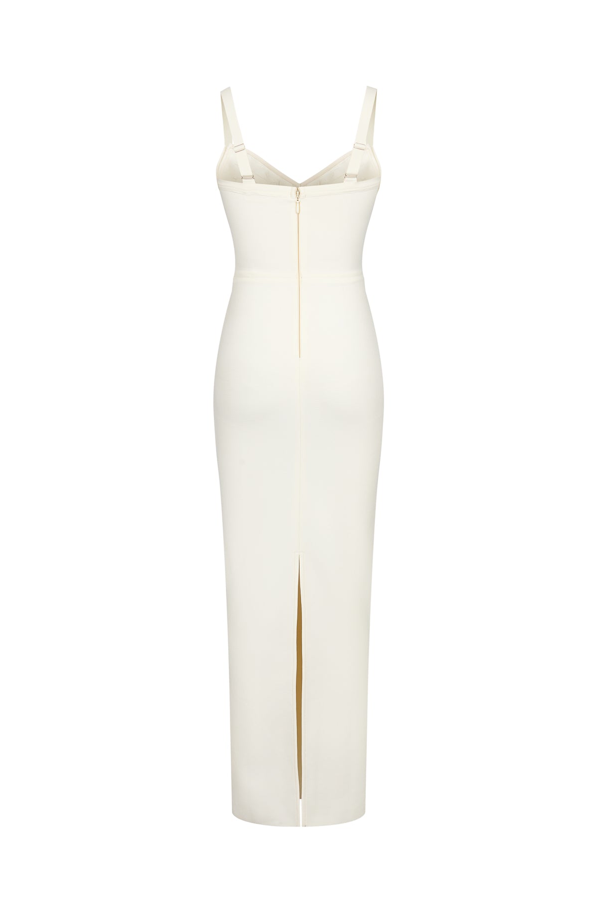 Bandage Rhinestone Embellished Sleeveless Maxi Dress