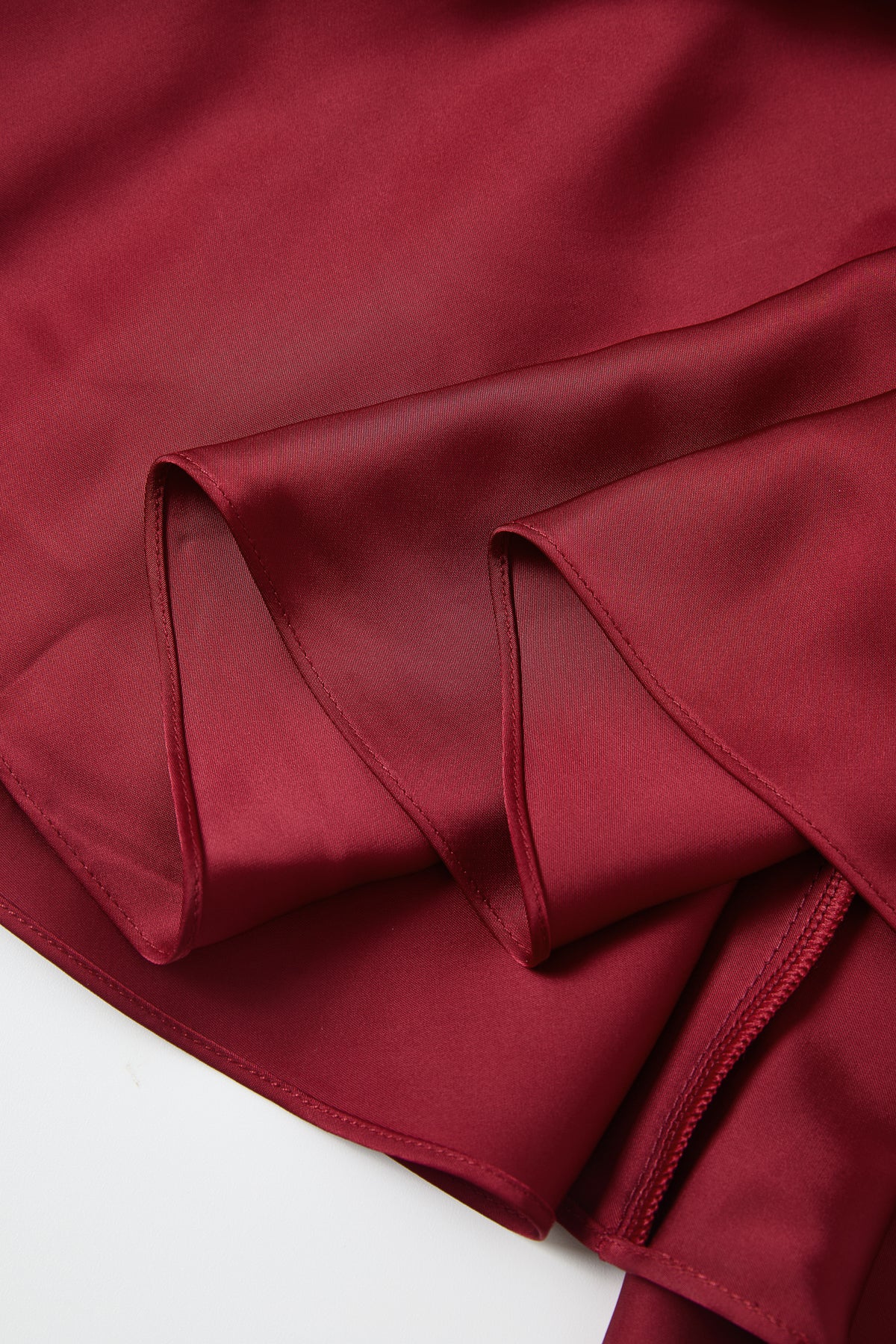 Bandage Sleeveless Dress With Satin Skirt