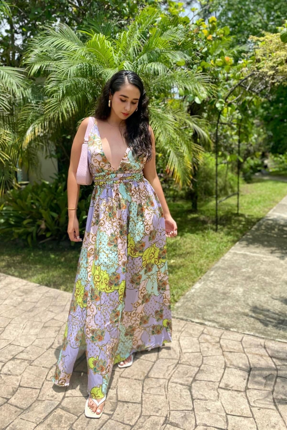 Piece Of Me V-Neck Maxi Dress