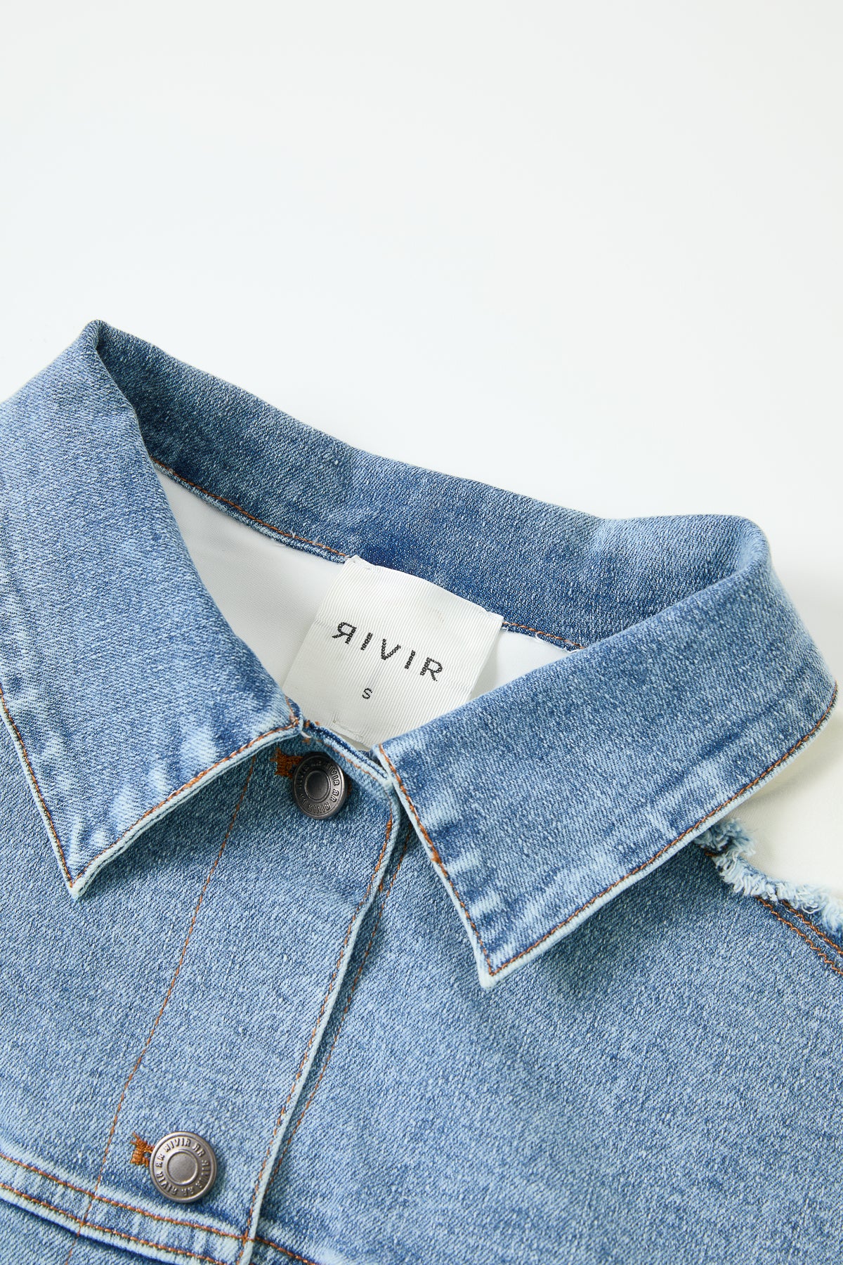 Knit Denim Mix Vest