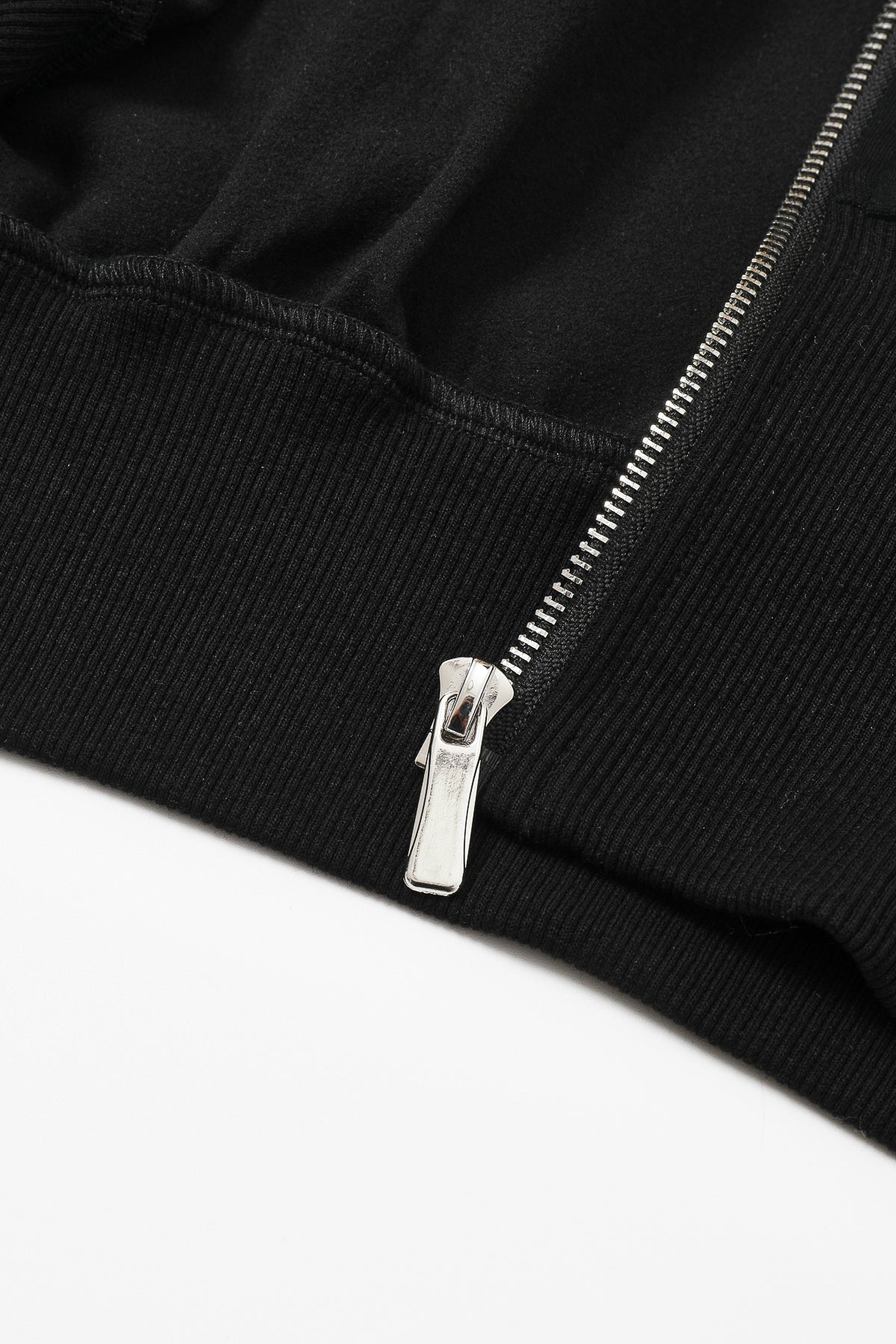 Elise Hooded Knit Dolman Short Sleeve Zip Hooded