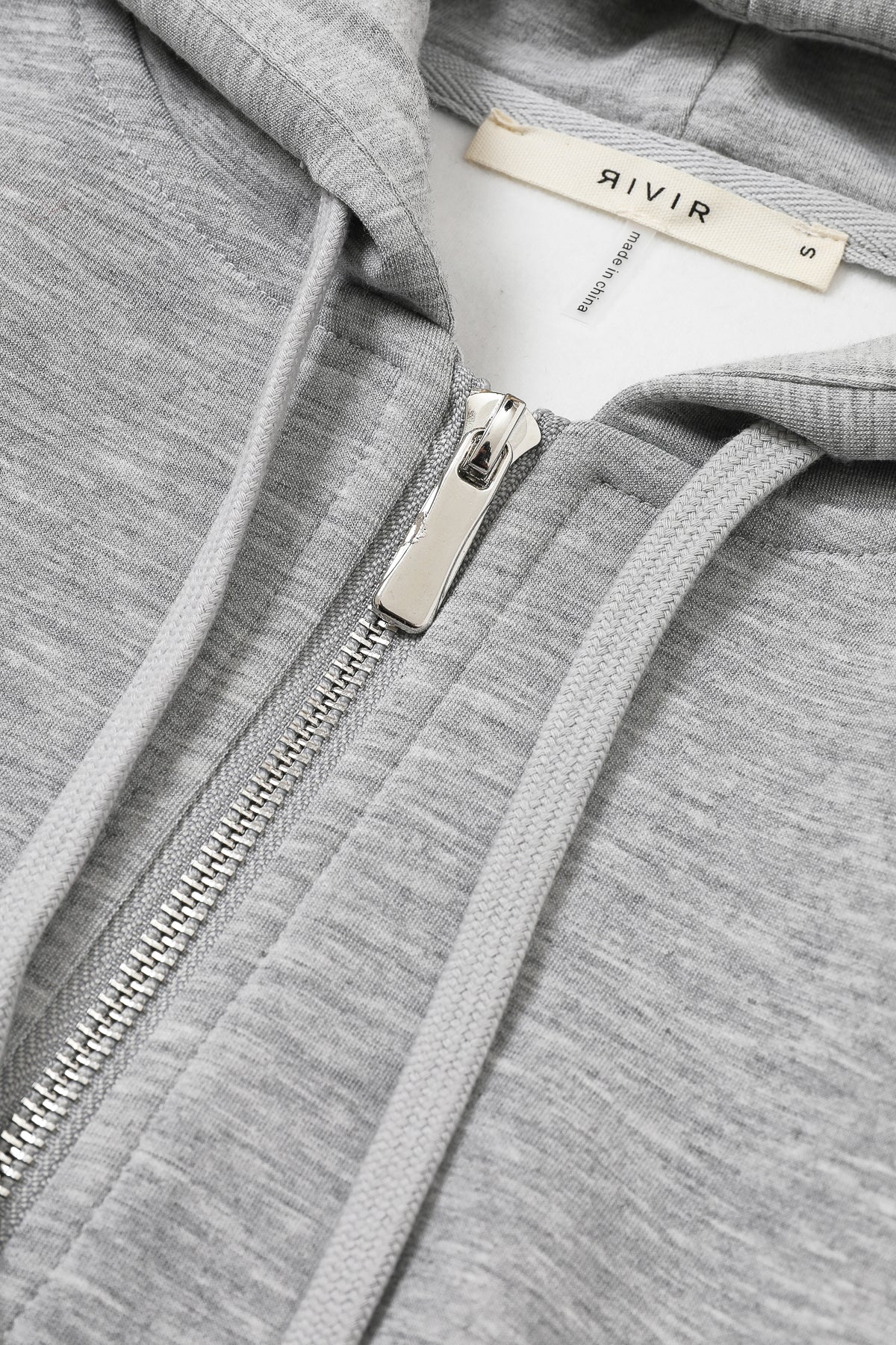 Elise Hooded Knit Dolman Short Sleeve Zip Hooded