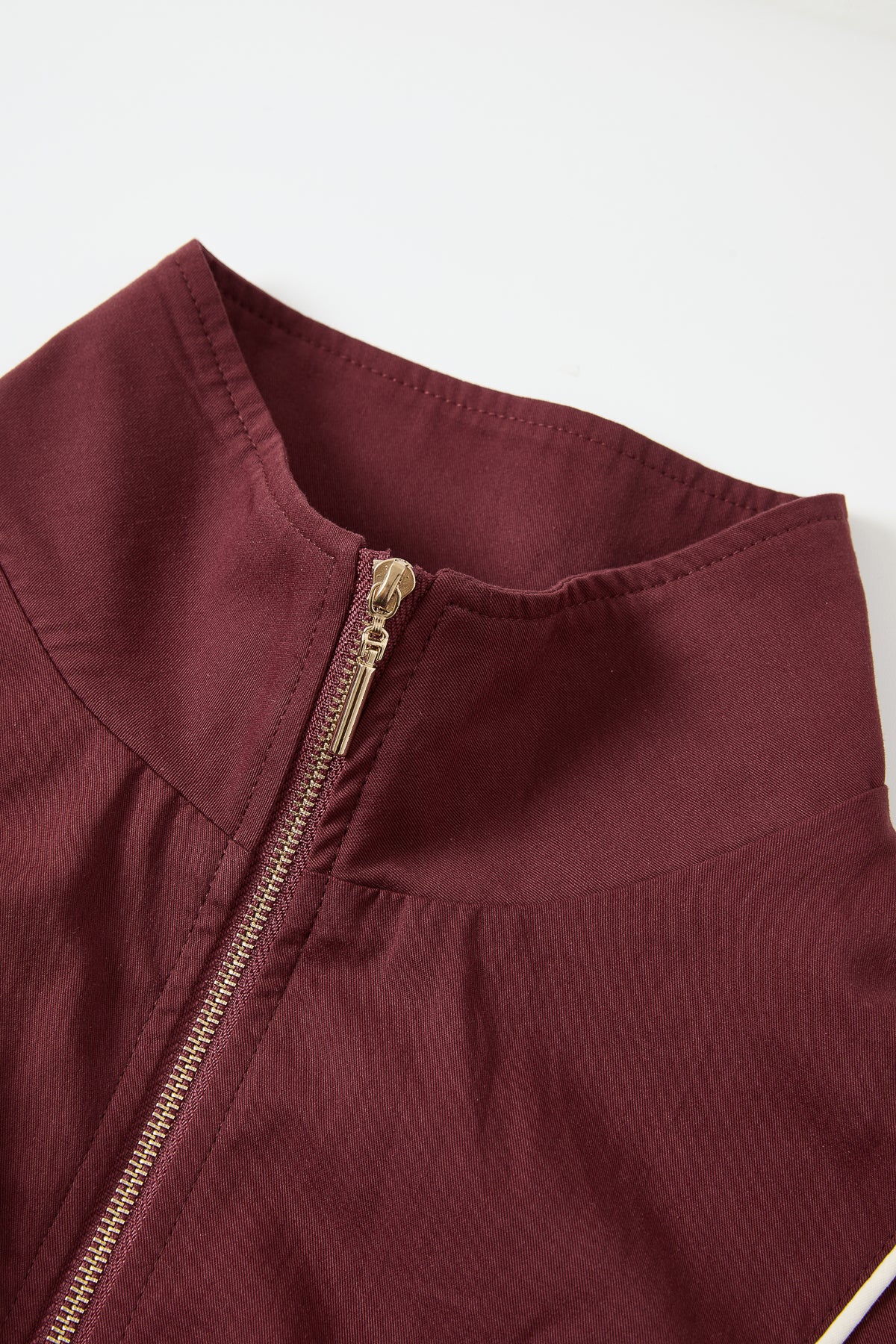 Super Puffed Sleeves Piping Detail Jacket