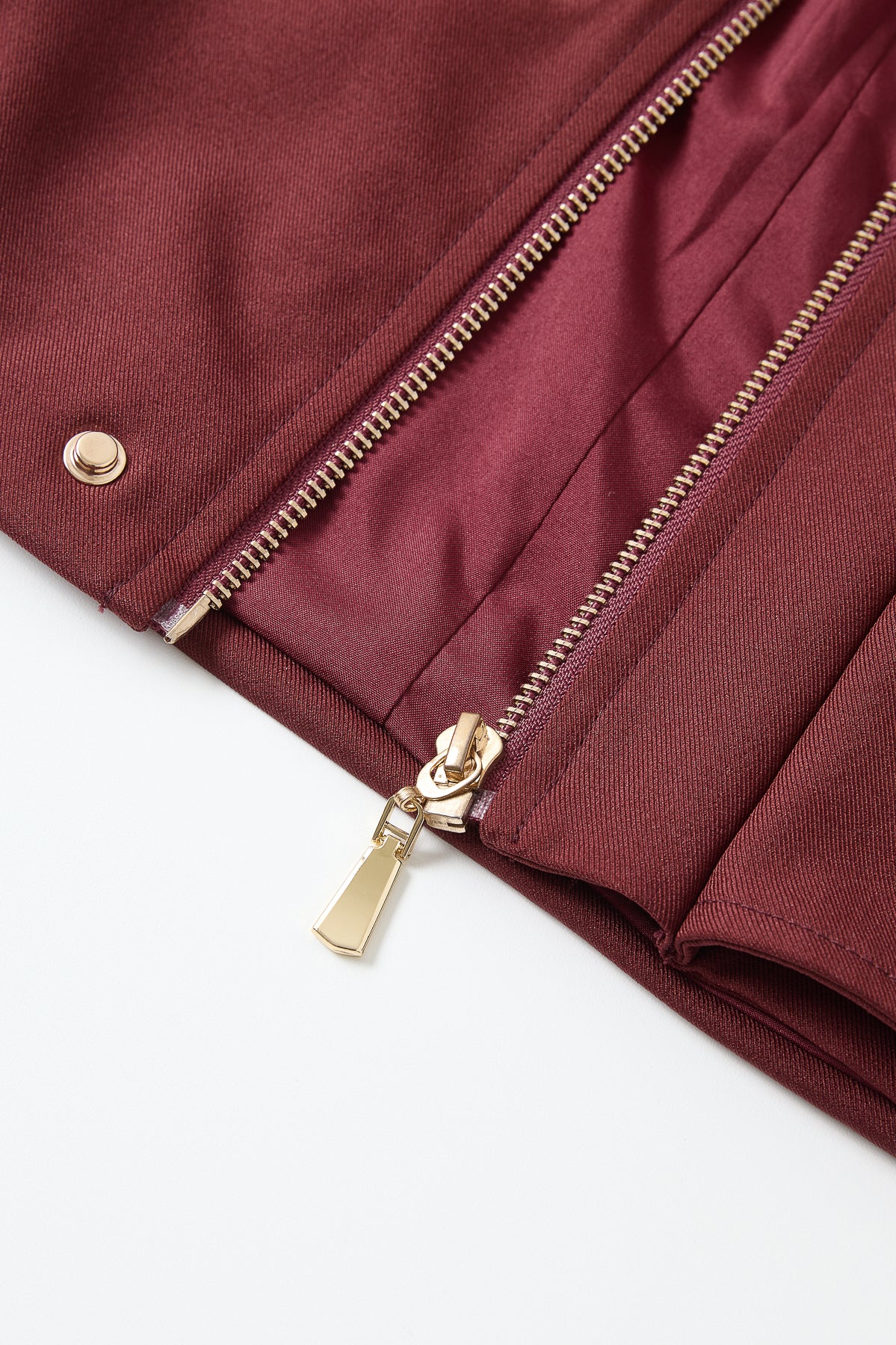 Grommet Detail Twill Jacket