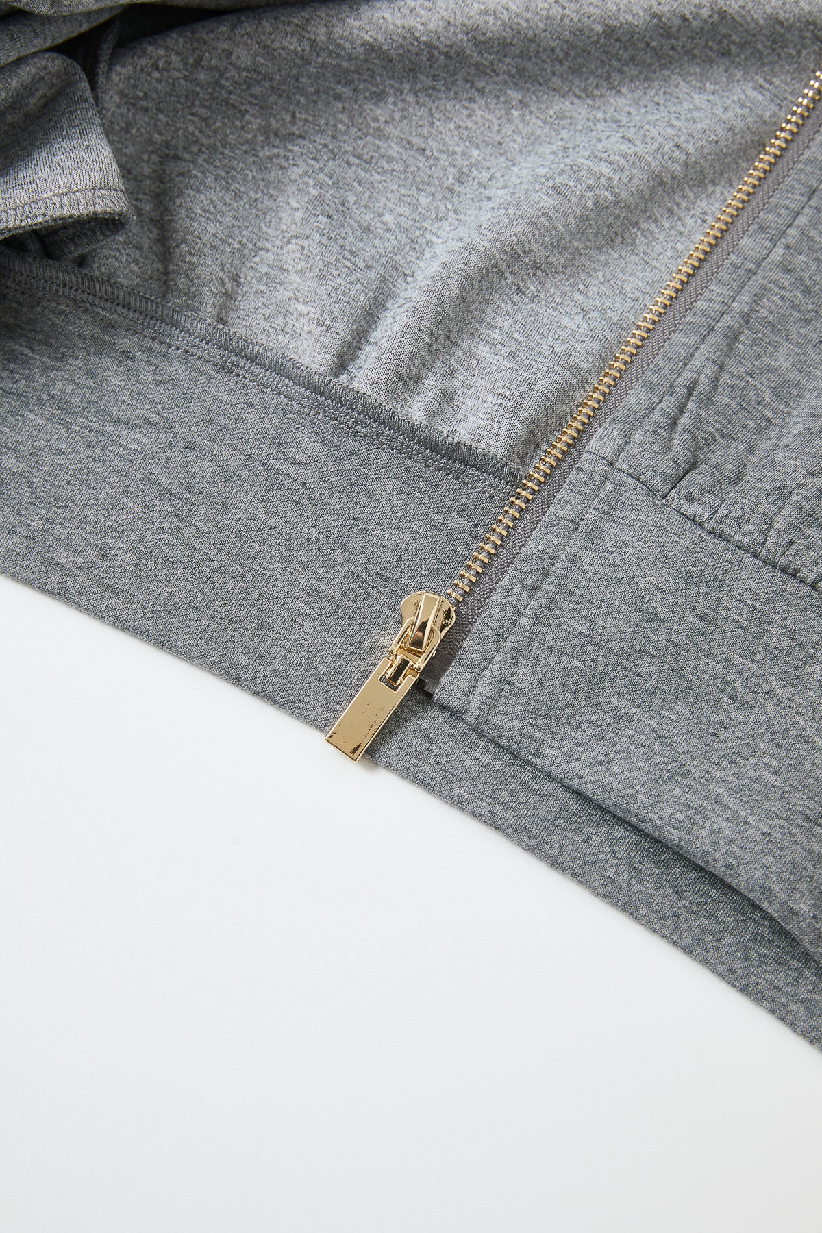 Grommet Detail Sweat Jacket