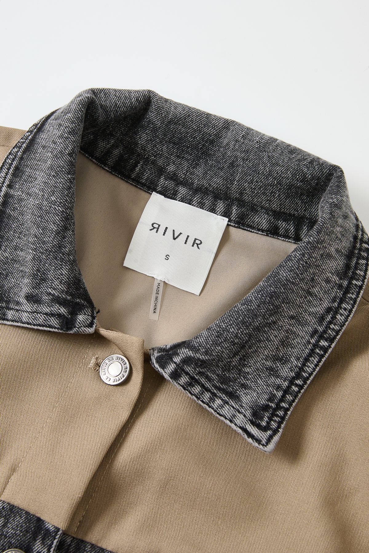 Twill Denim Mix Jacket