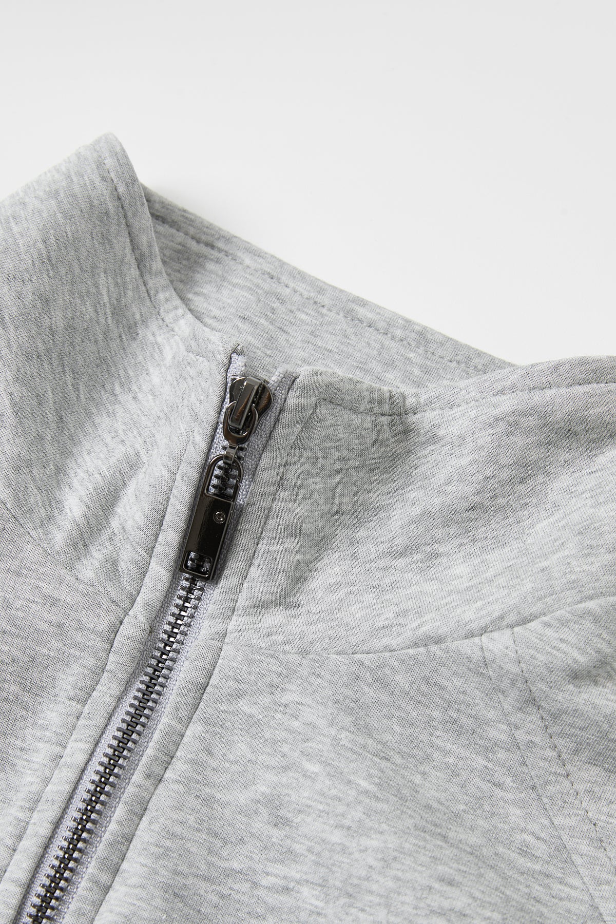 Pleated Sleeves Knit Jacket