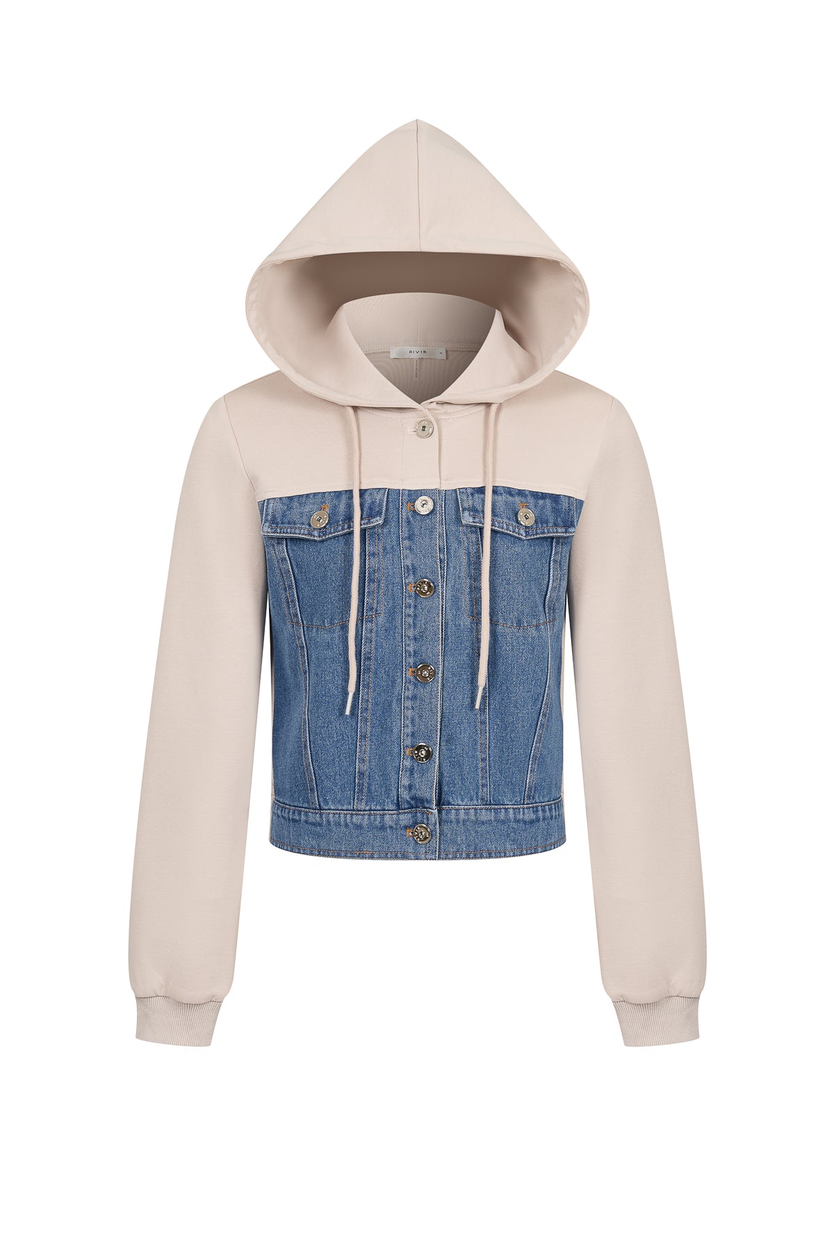 Mix Media Hooded Jacket