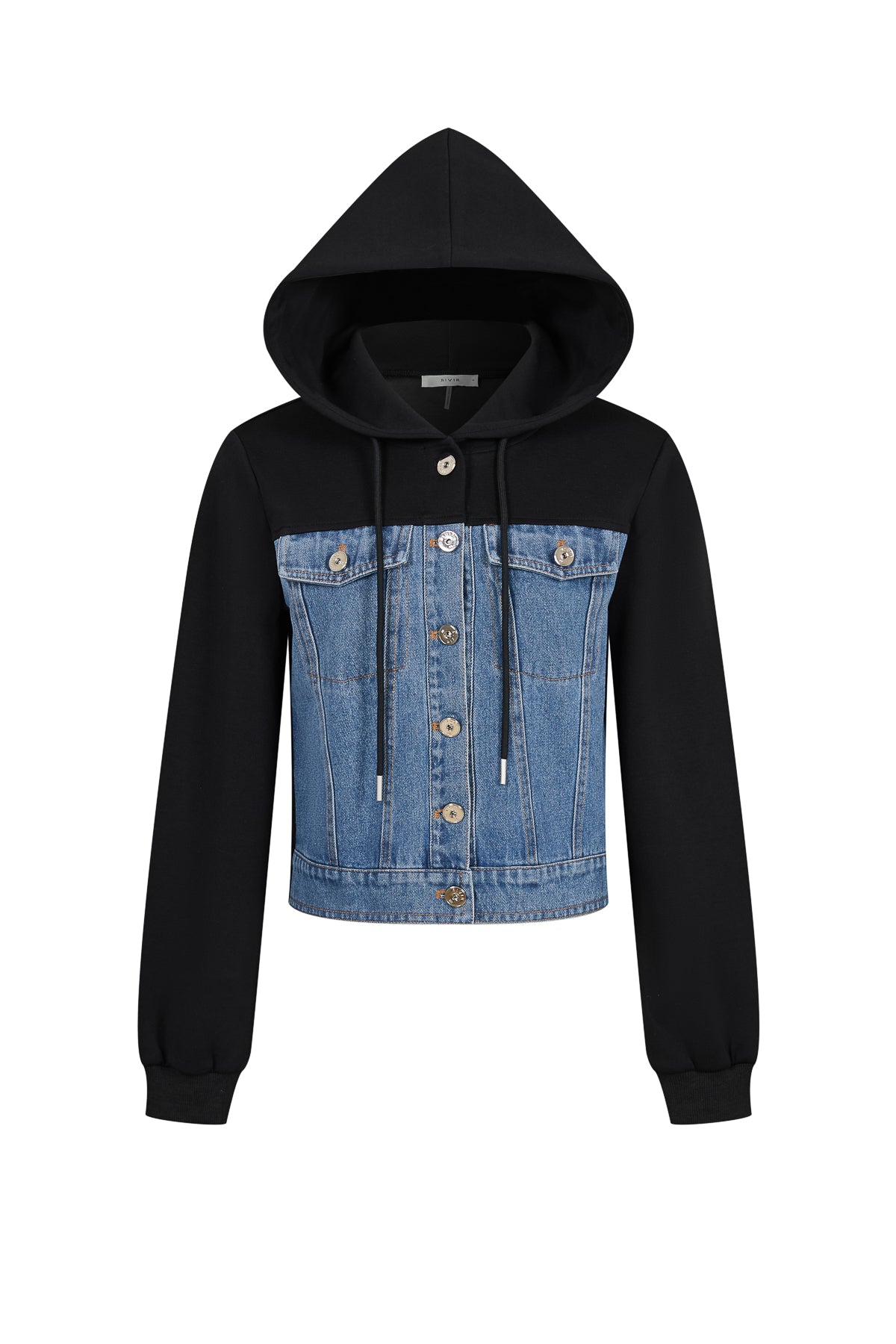 Mix Media Hooded Jacket