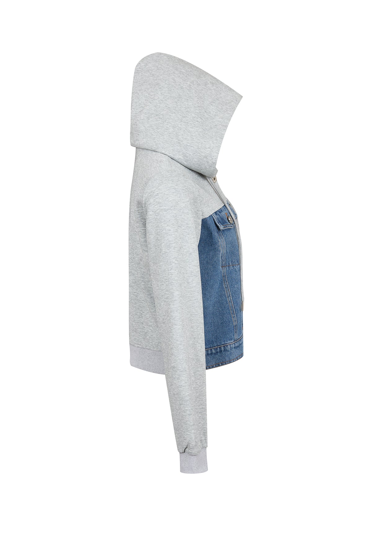 Mix Media Hooded Jacket