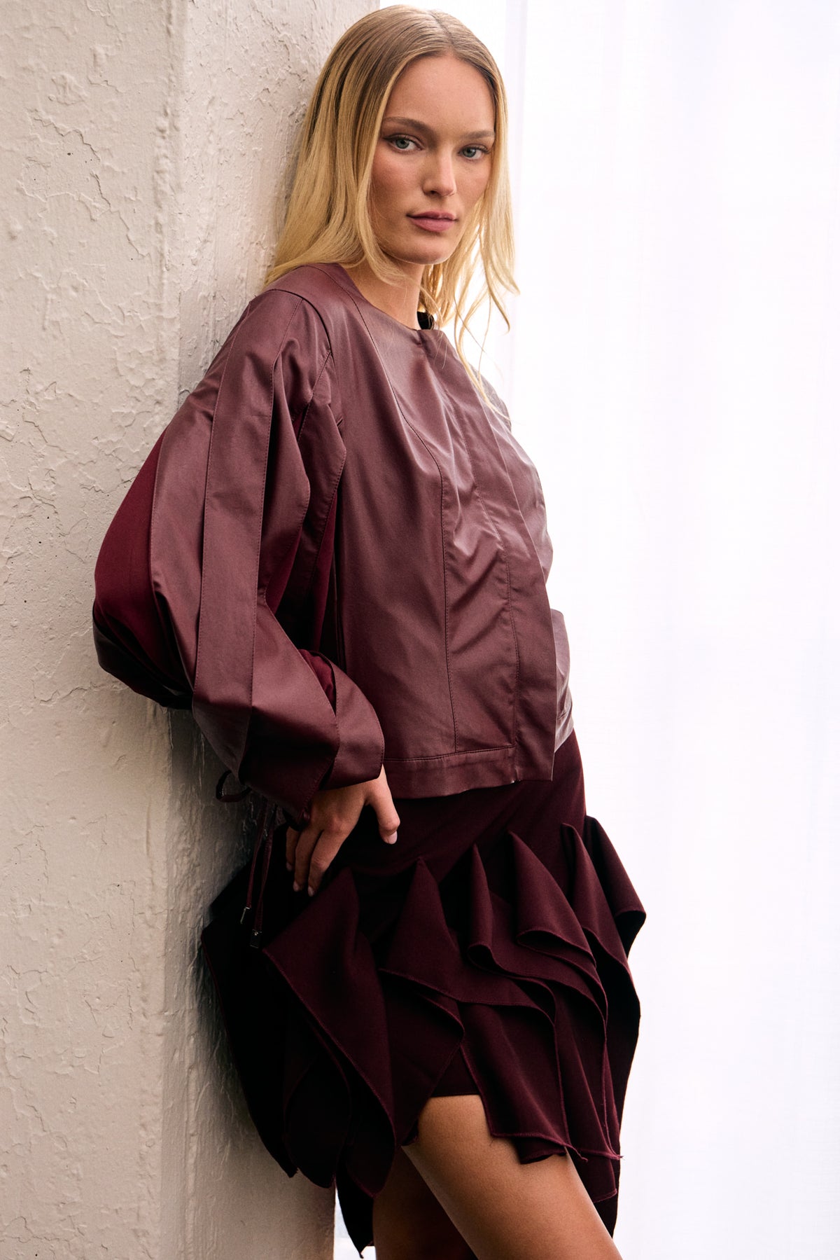 Asymmetric Twill Skirt