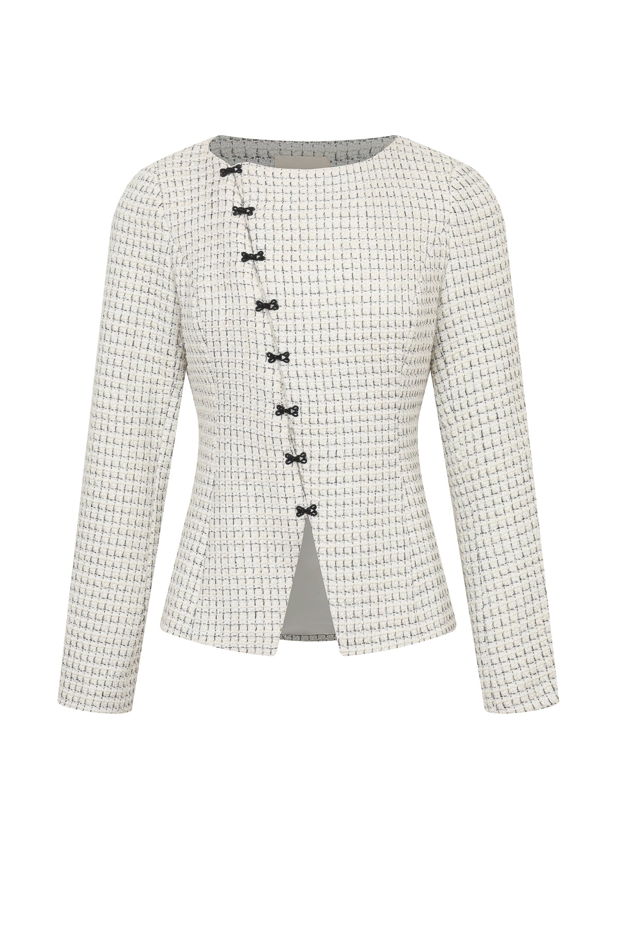 Asym Elegance Tweed Jacket